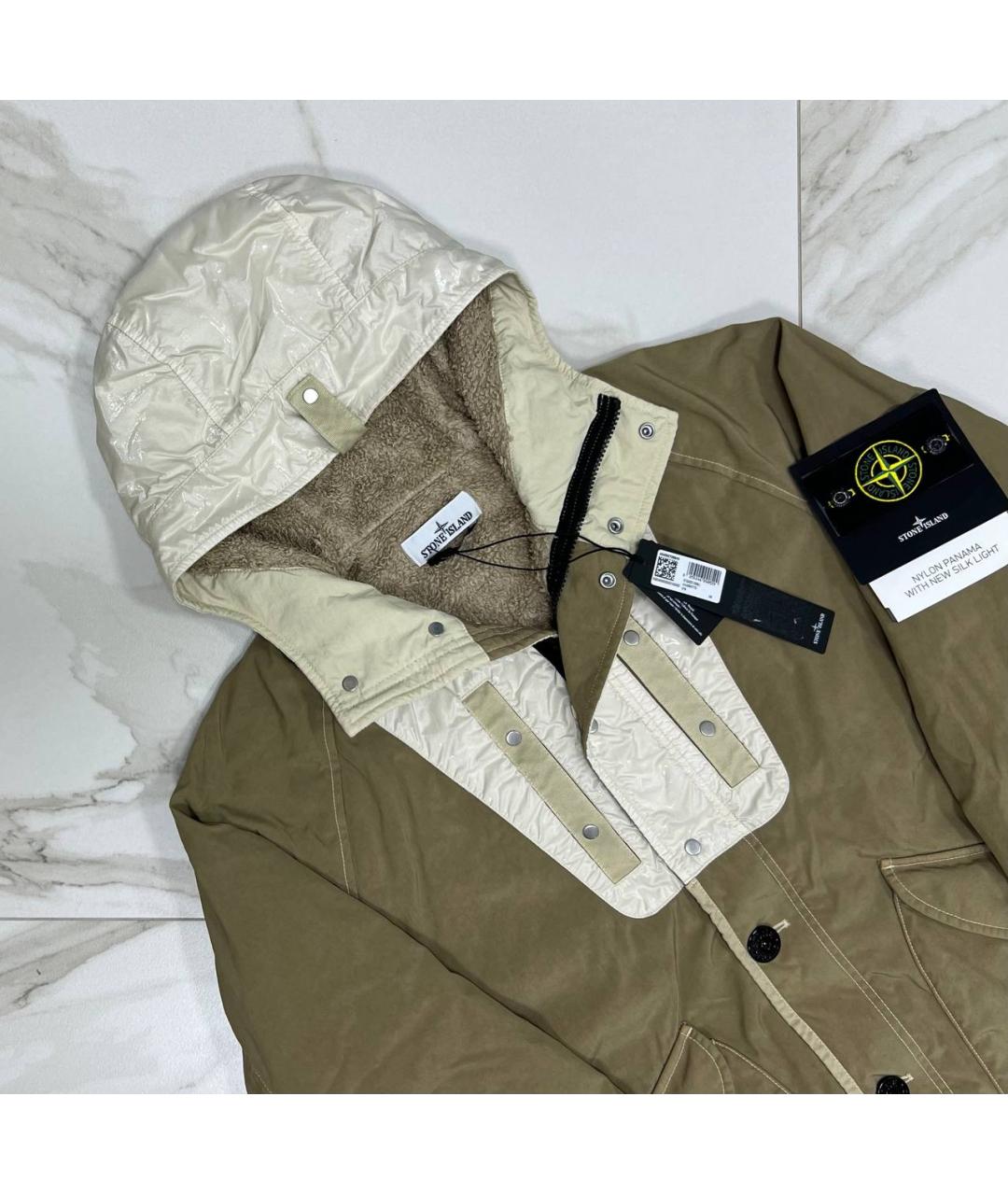 STONE ISLAND Коричневая куртка, фото 2