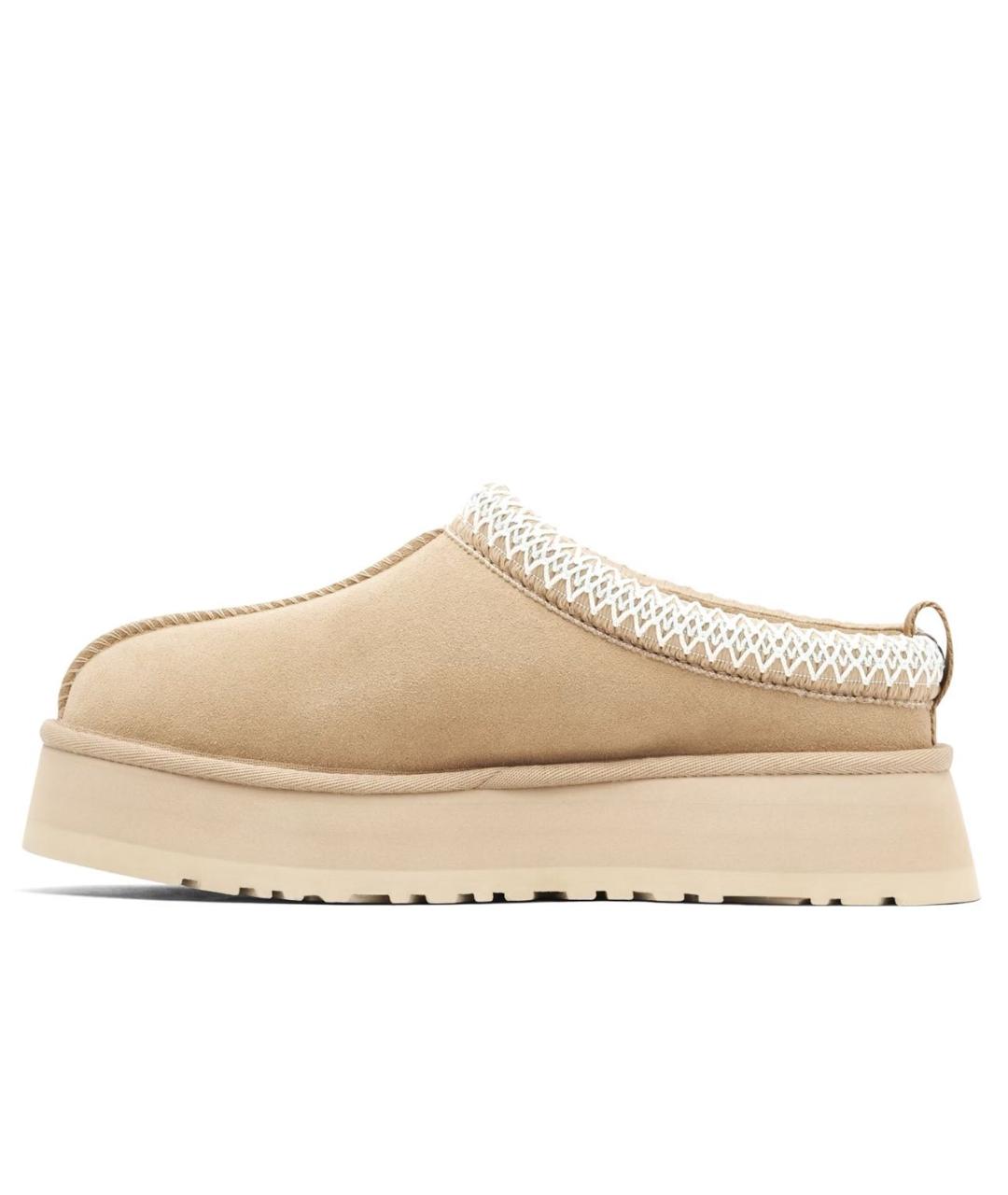 UGG AUSTRALIA Бежевые замшевые сабо, фото 8