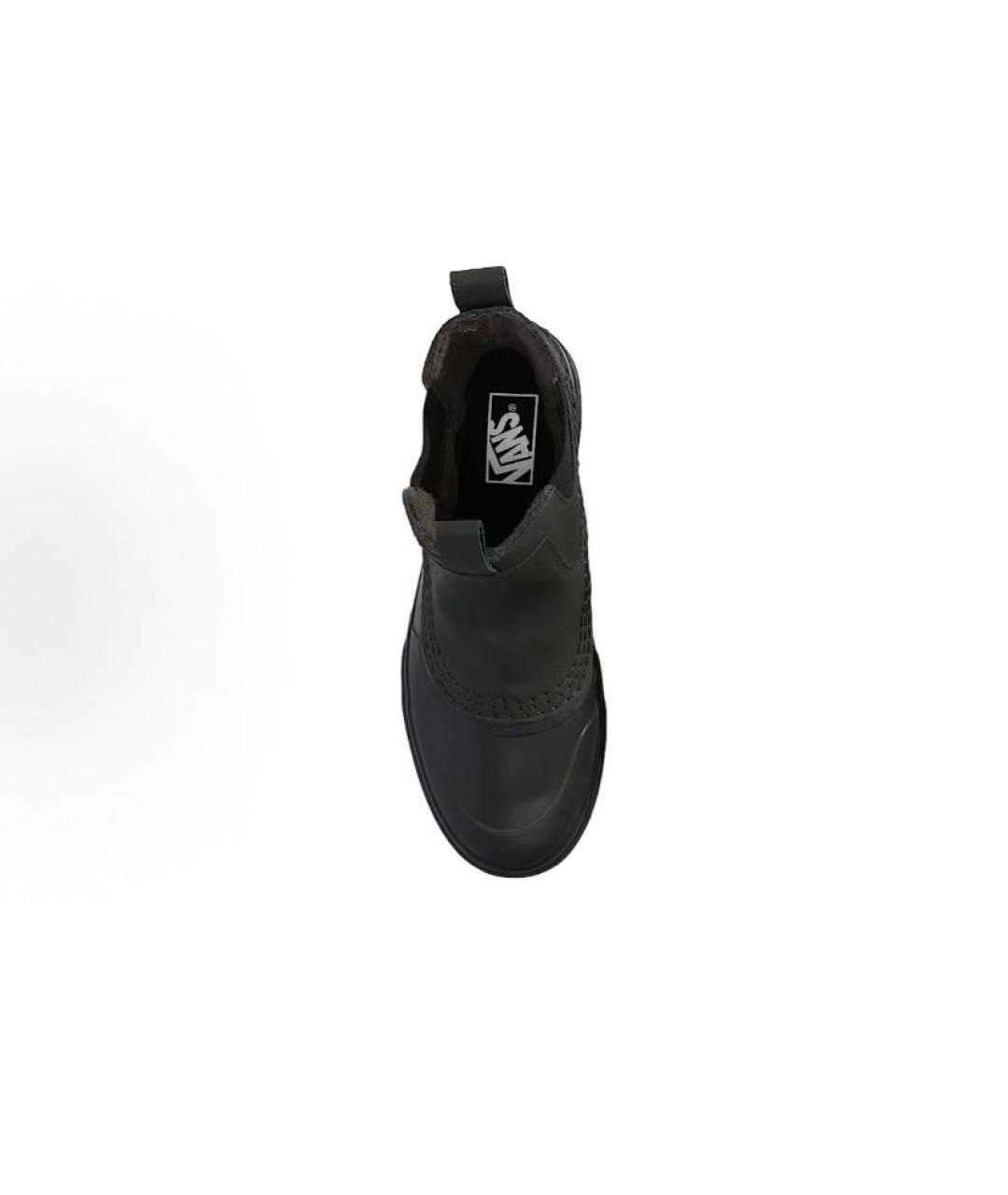 VANS Антрацитовые кожаные ботинки, фото 3