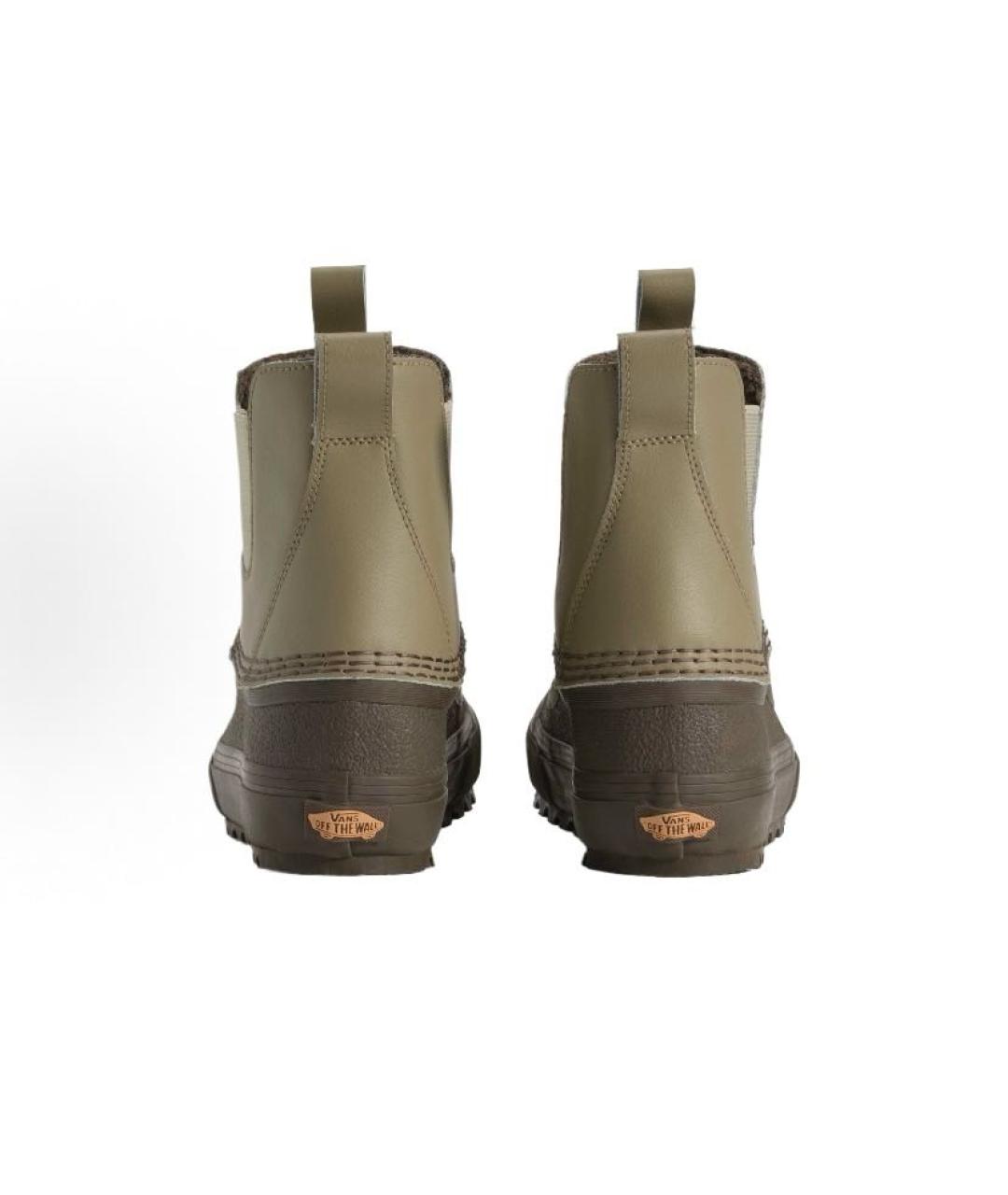 VANS Коричневые кожаные ботинки, фото 4