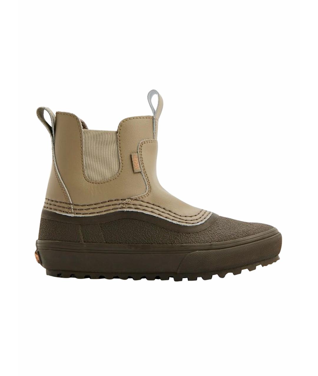 VANS Коричневые кожаные ботинки, фото 1