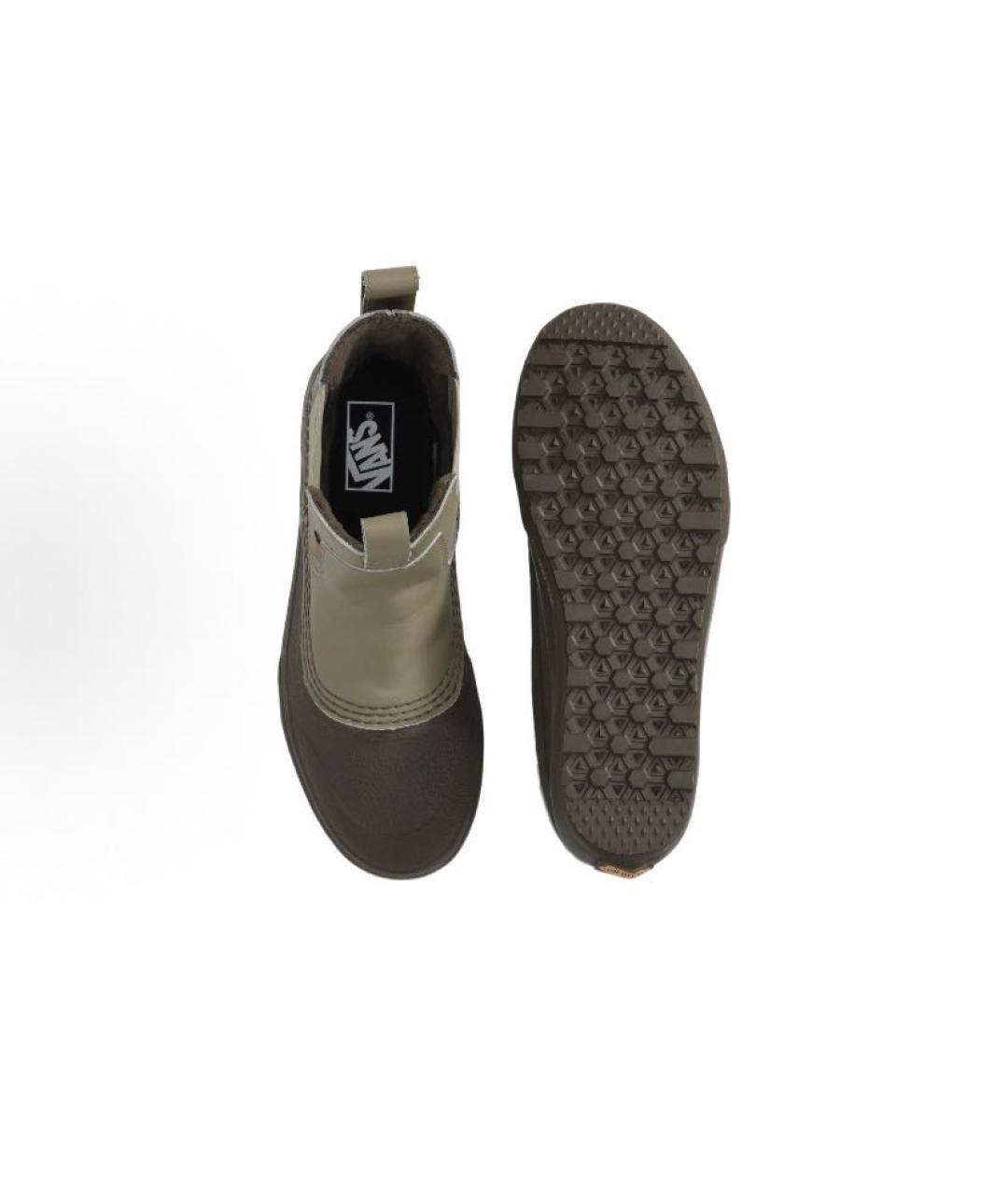 VANS Коричневые кожаные ботинки, фото 5