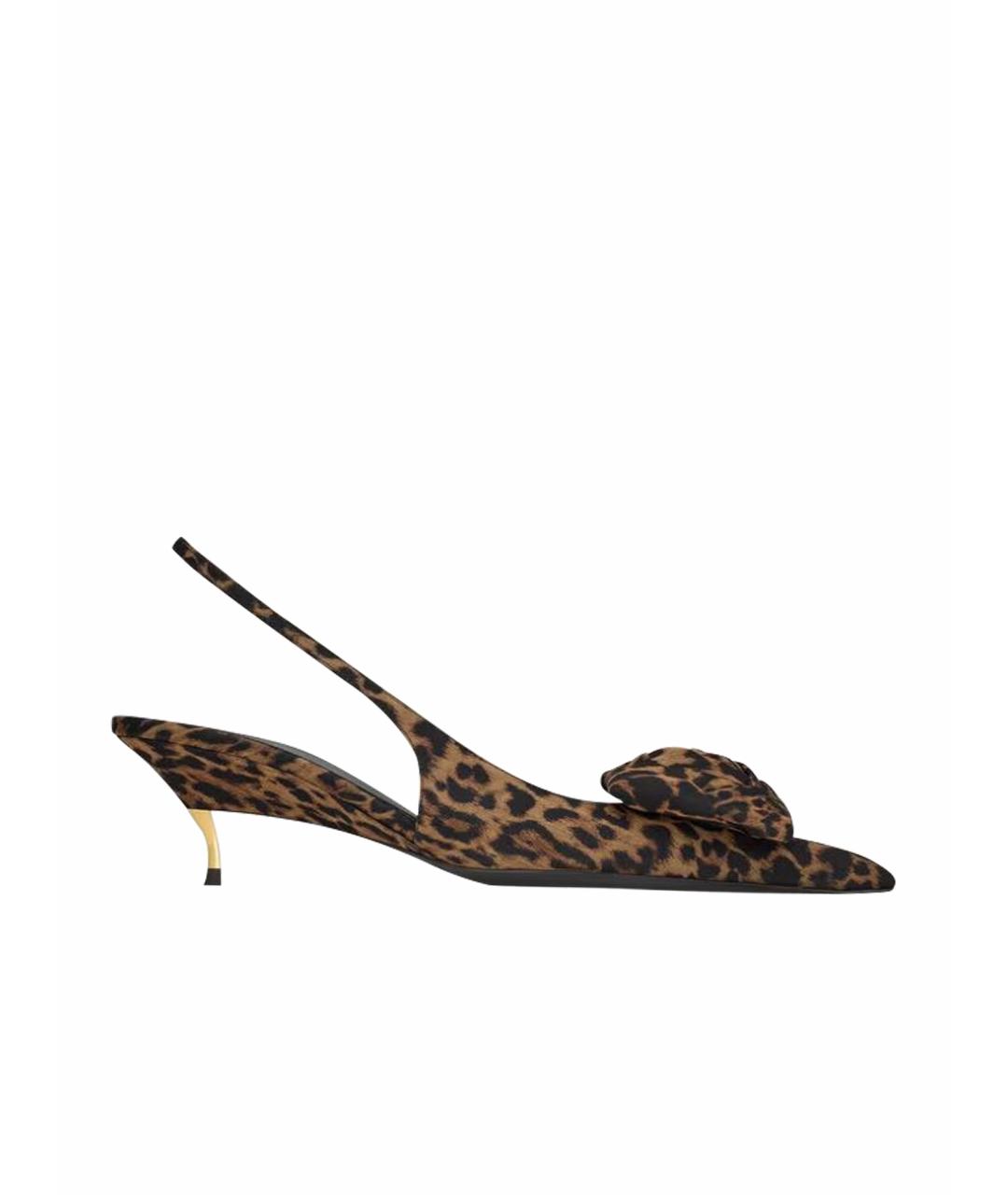 SAINT LAURENT Лодочки на низком каблуке, фото 1