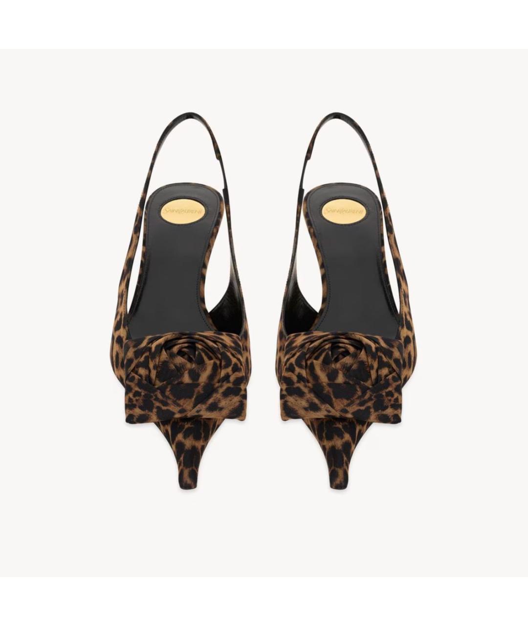 SAINT LAURENT Лодочки на низком каблуке, фото 2
