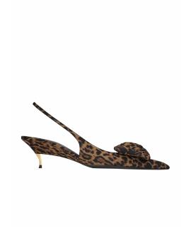 SAINT LAURENT Лодочки на низком каблуке