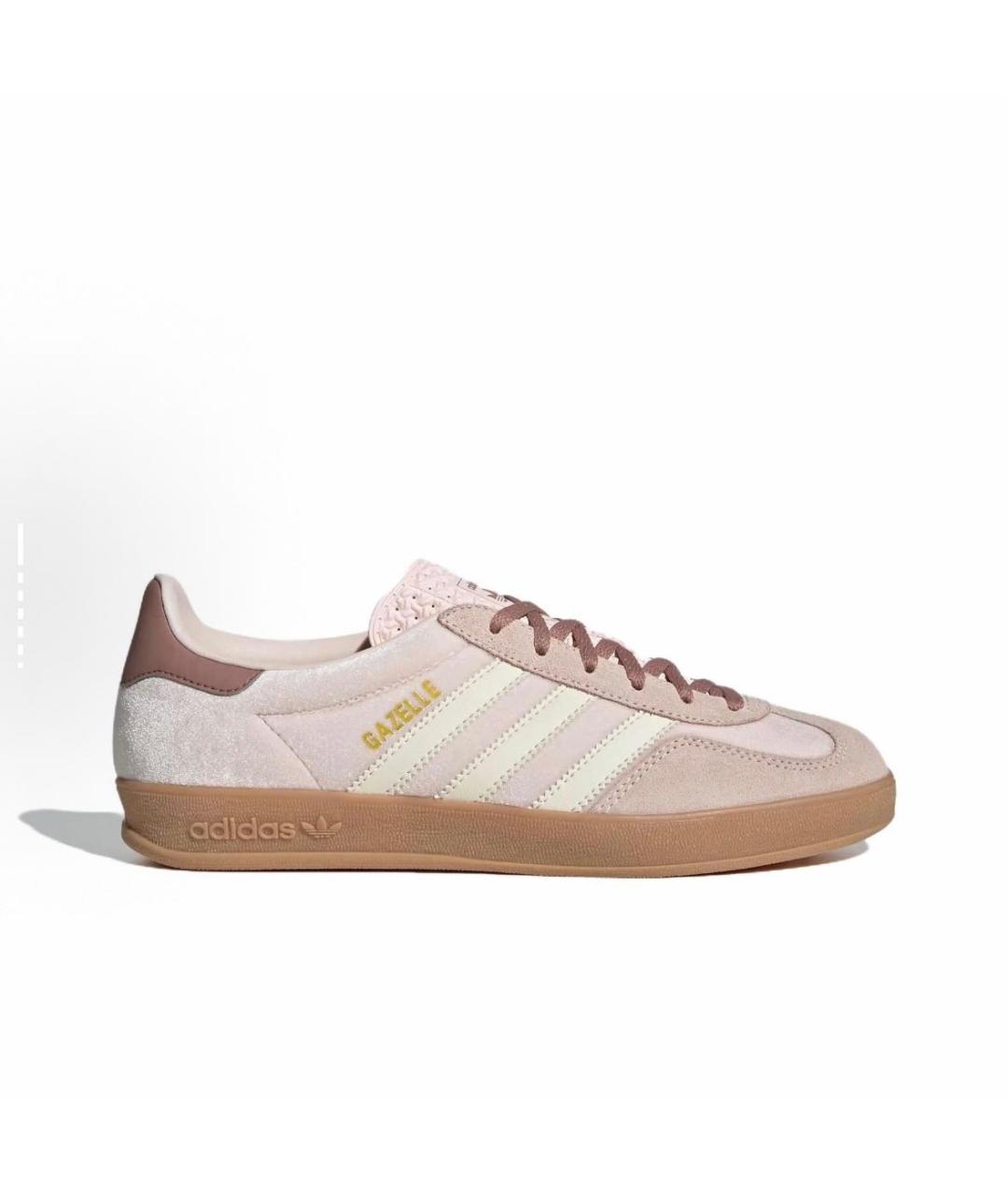ADIDAS Розовые текстильные кроссовки, фото 2