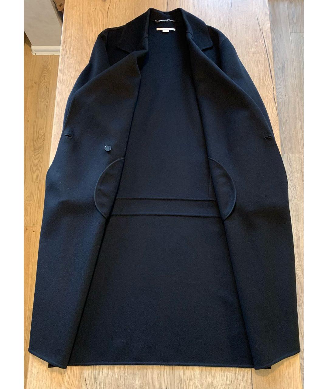 STELLA MCCARTNEY Черное шерстяное пальто, фото 5
