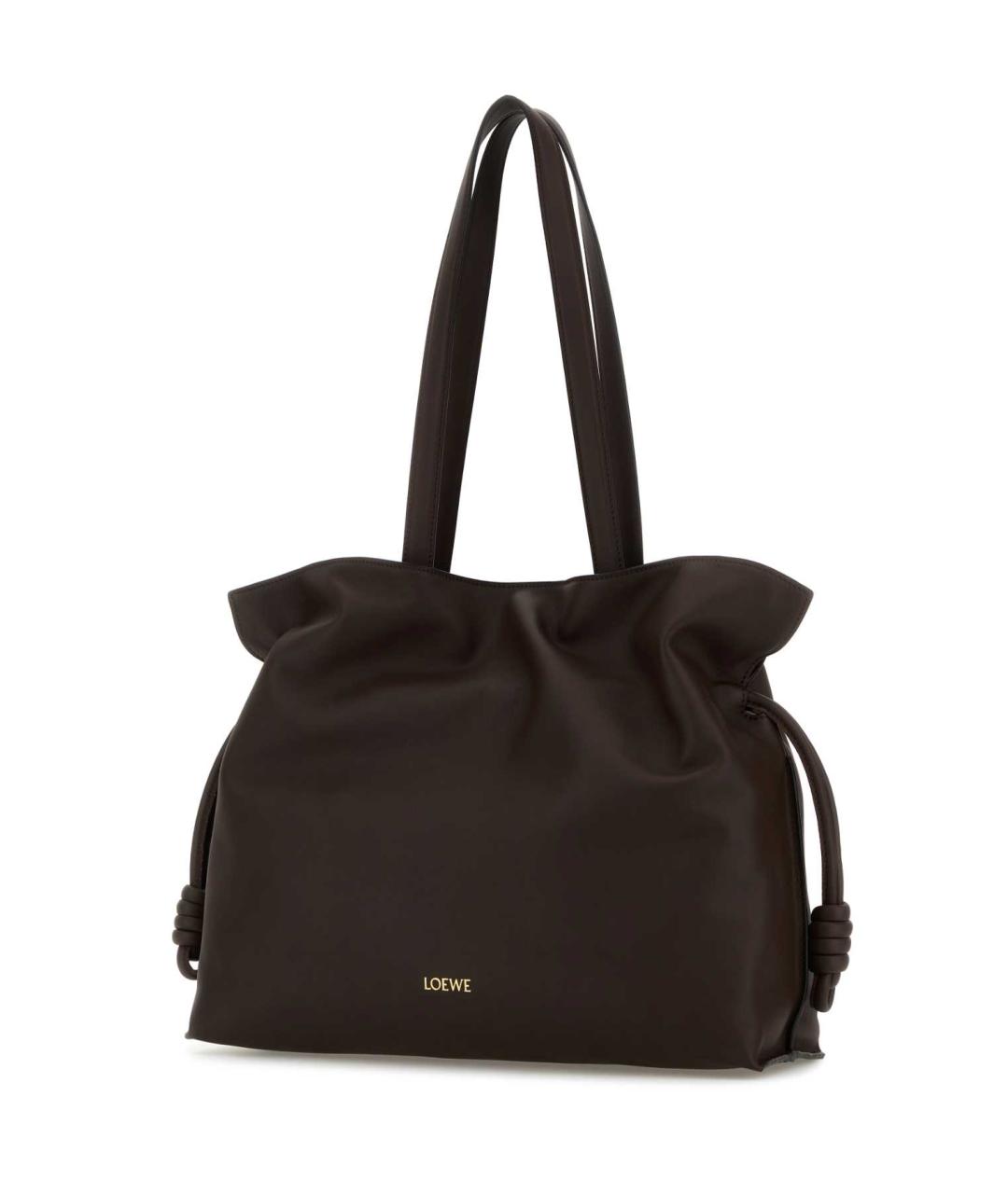 LOEWE Коричневая кожаная сумка тоут, фото 2