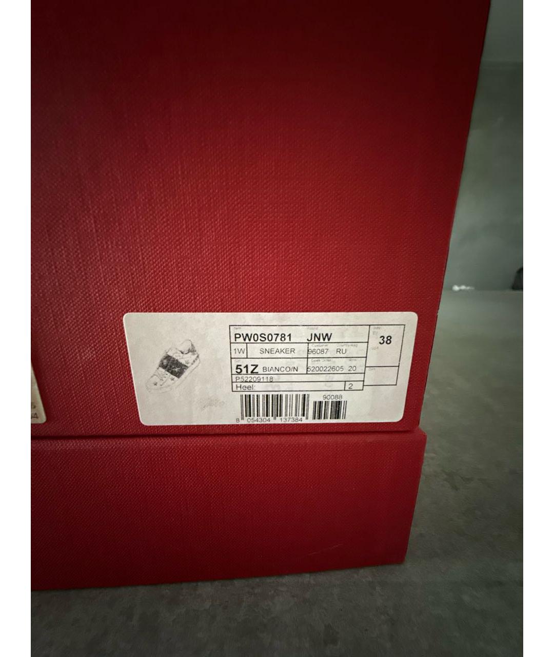 VALENTINO Белые кожаные кеды, фото 7