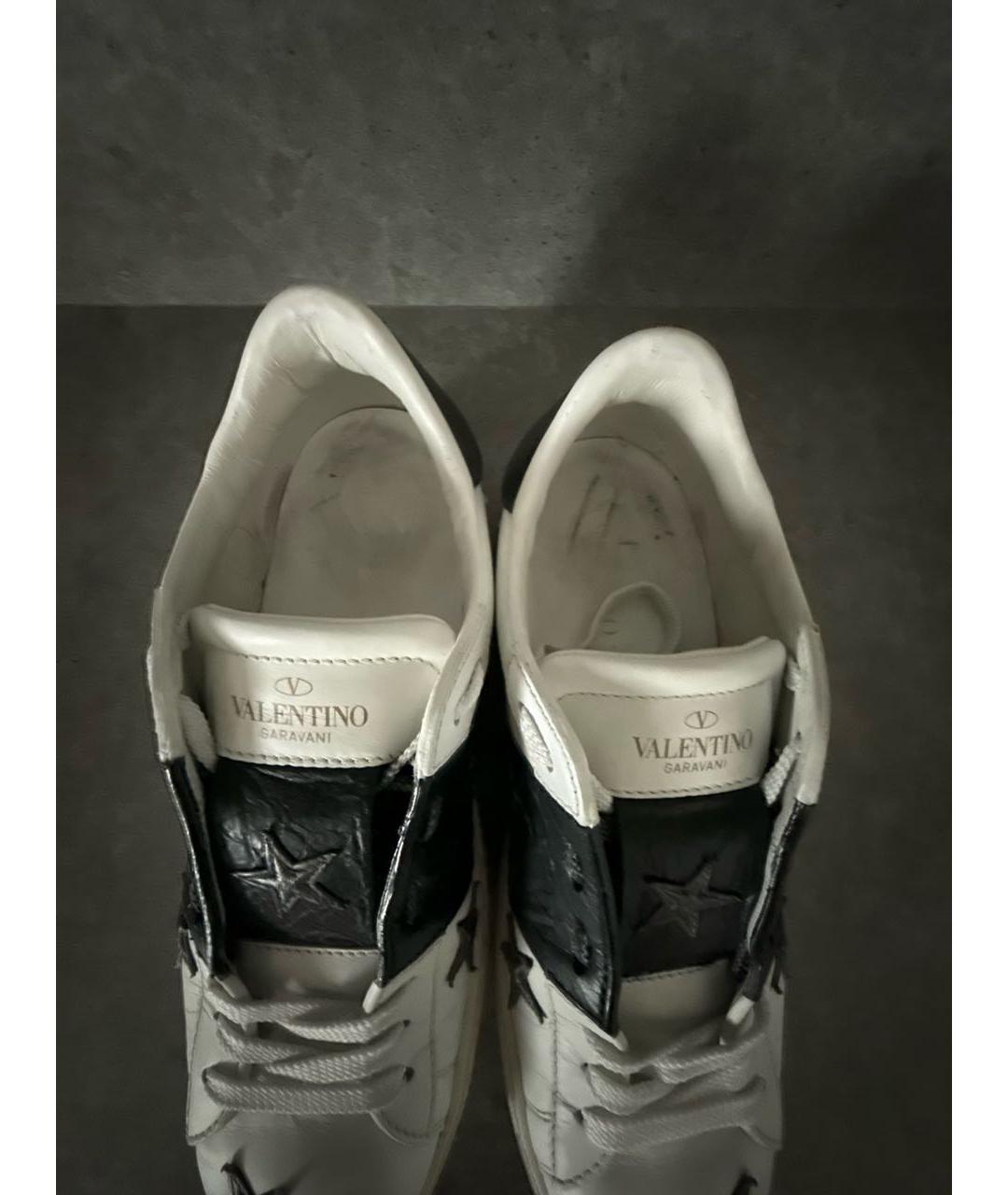 VALENTINO Белые кожаные кеды, фото 5
