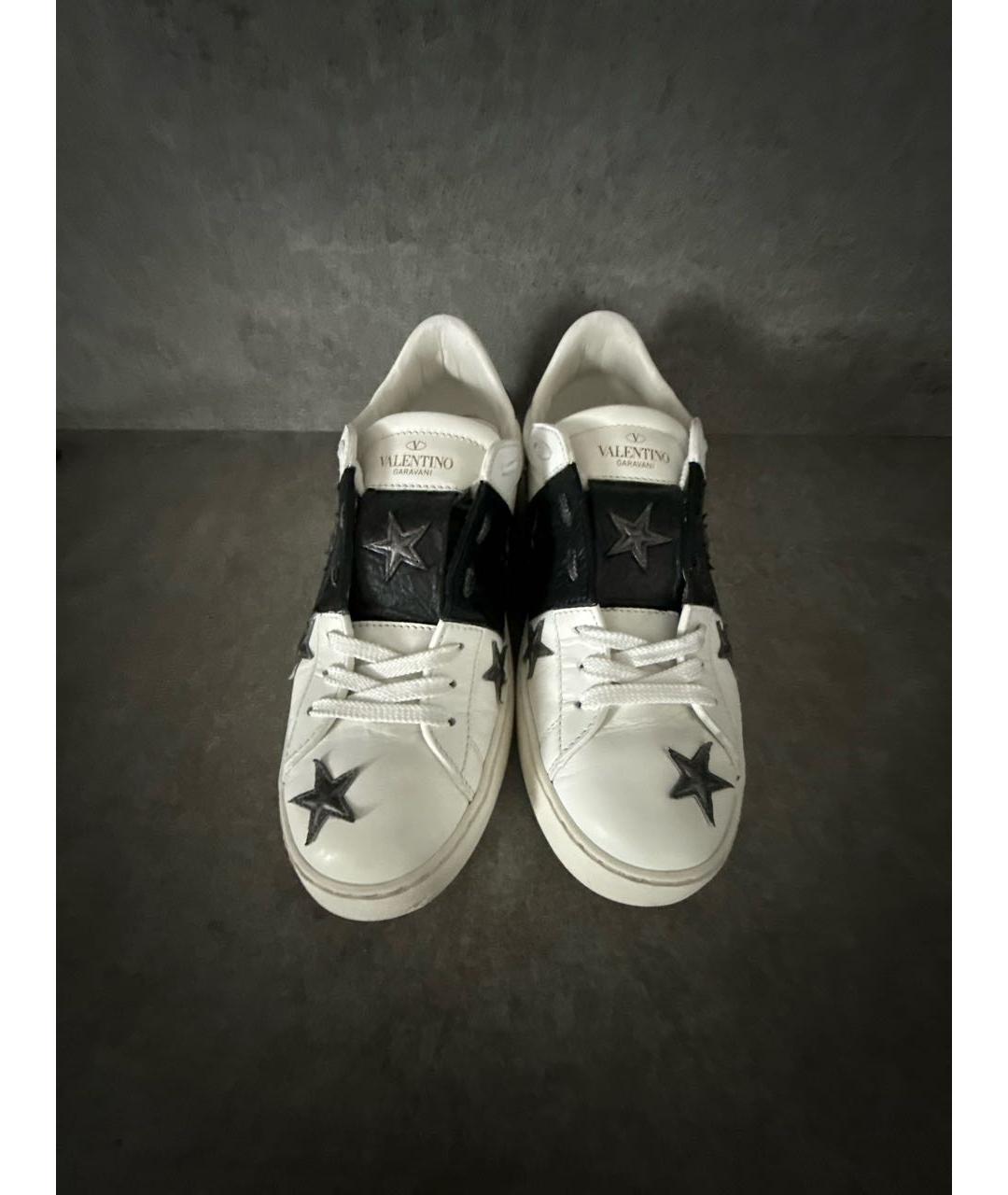 VALENTINO Белые кожаные кеды, фото 2