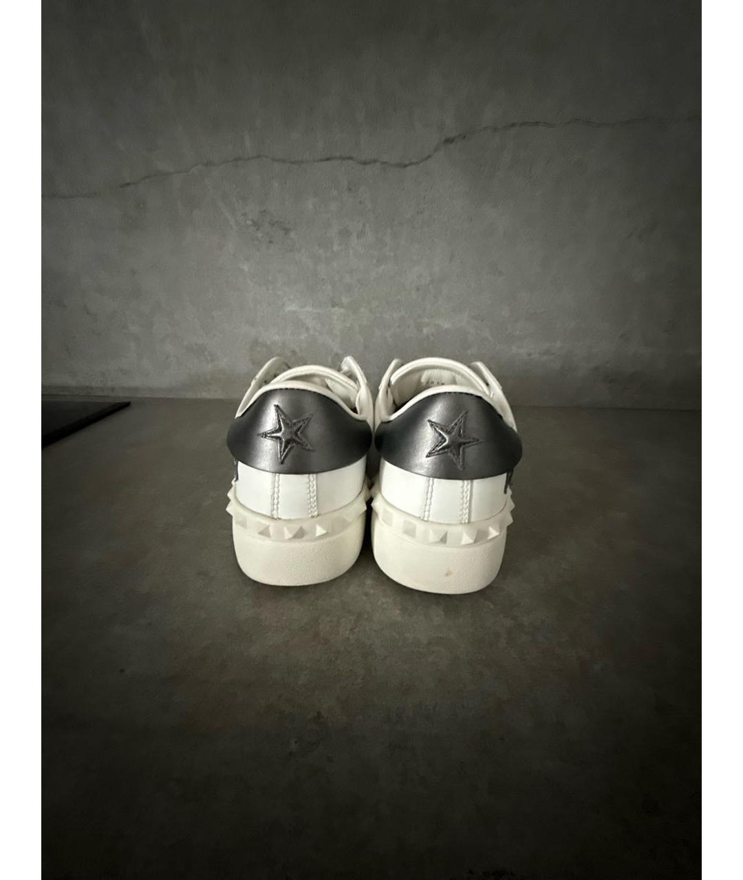 VALENTINO Белые кожаные кеды, фото 4