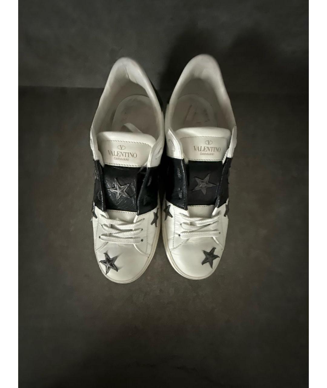 VALENTINO Белые кожаные кеды, фото 3