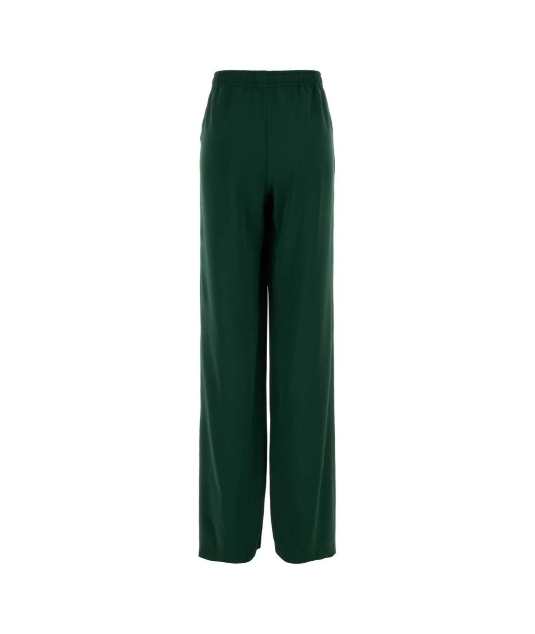 ERMANNO SCERVINO Зеленые полиэстеровые прямые брюки, фото 2
