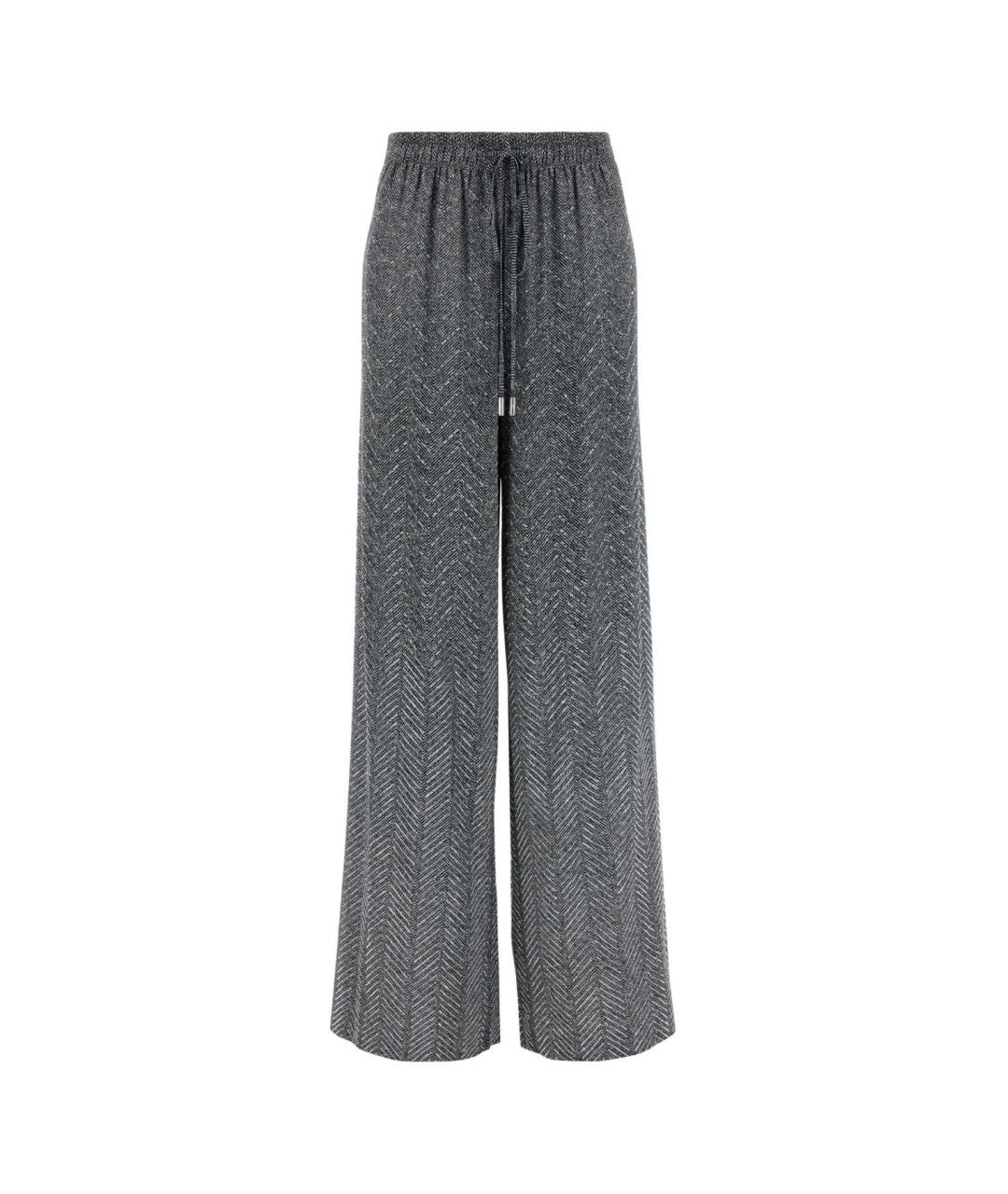 ERMANNO SCERVINO Мульти вискозные прямые брюки, фото 1