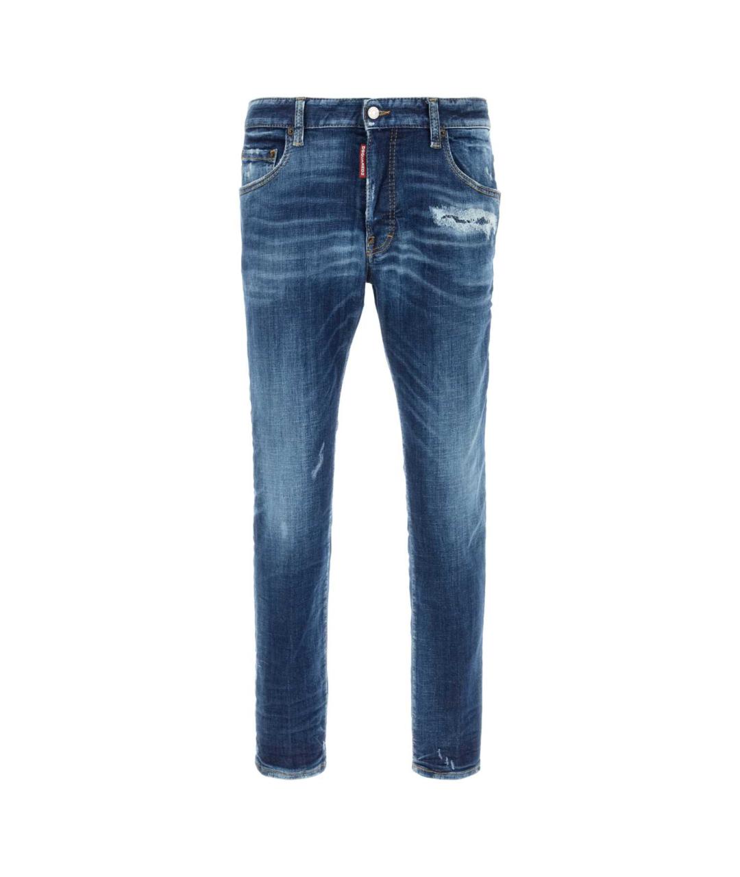 DSQUARED2 Синие прямые джинсы, фото 1