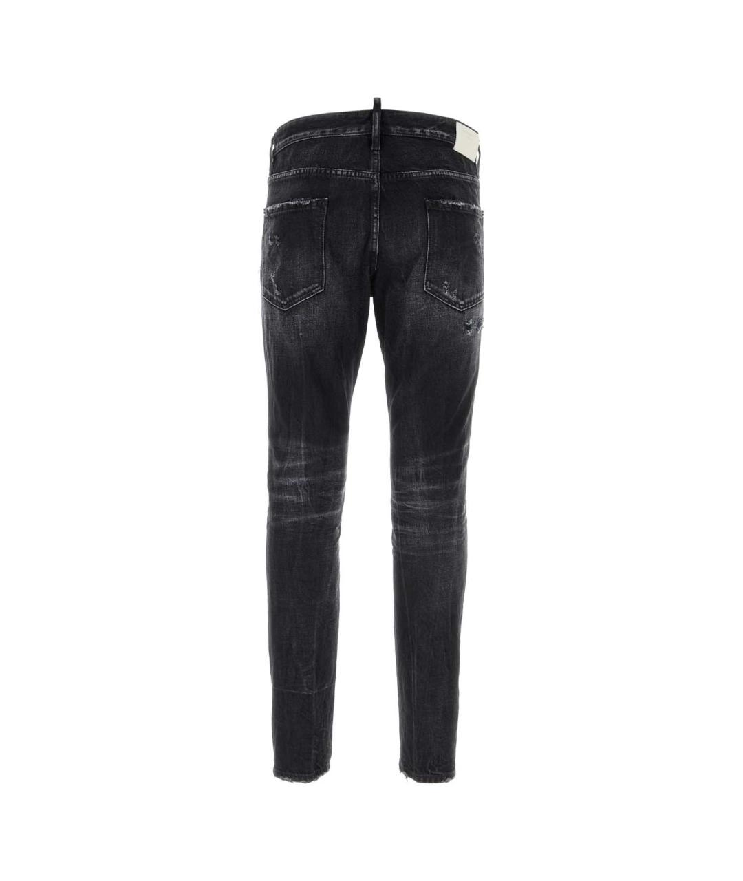 DSQUARED2 Черные хлопковые джинсы скинни, фото 2