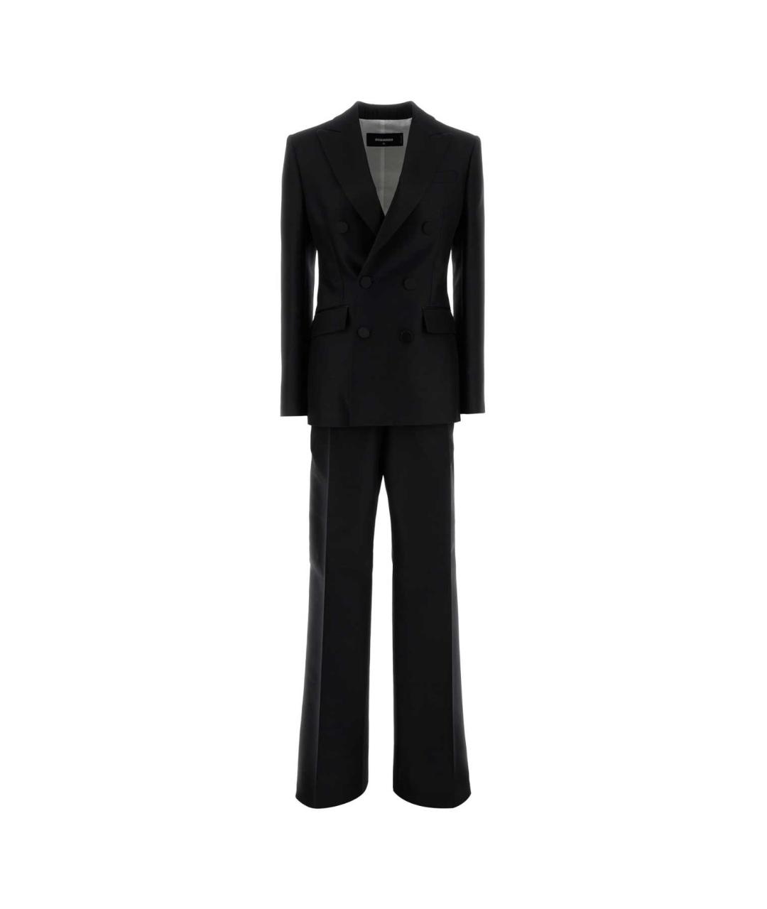 DSQUARED2 Черный шерстяной костюм с брюками, фото 1