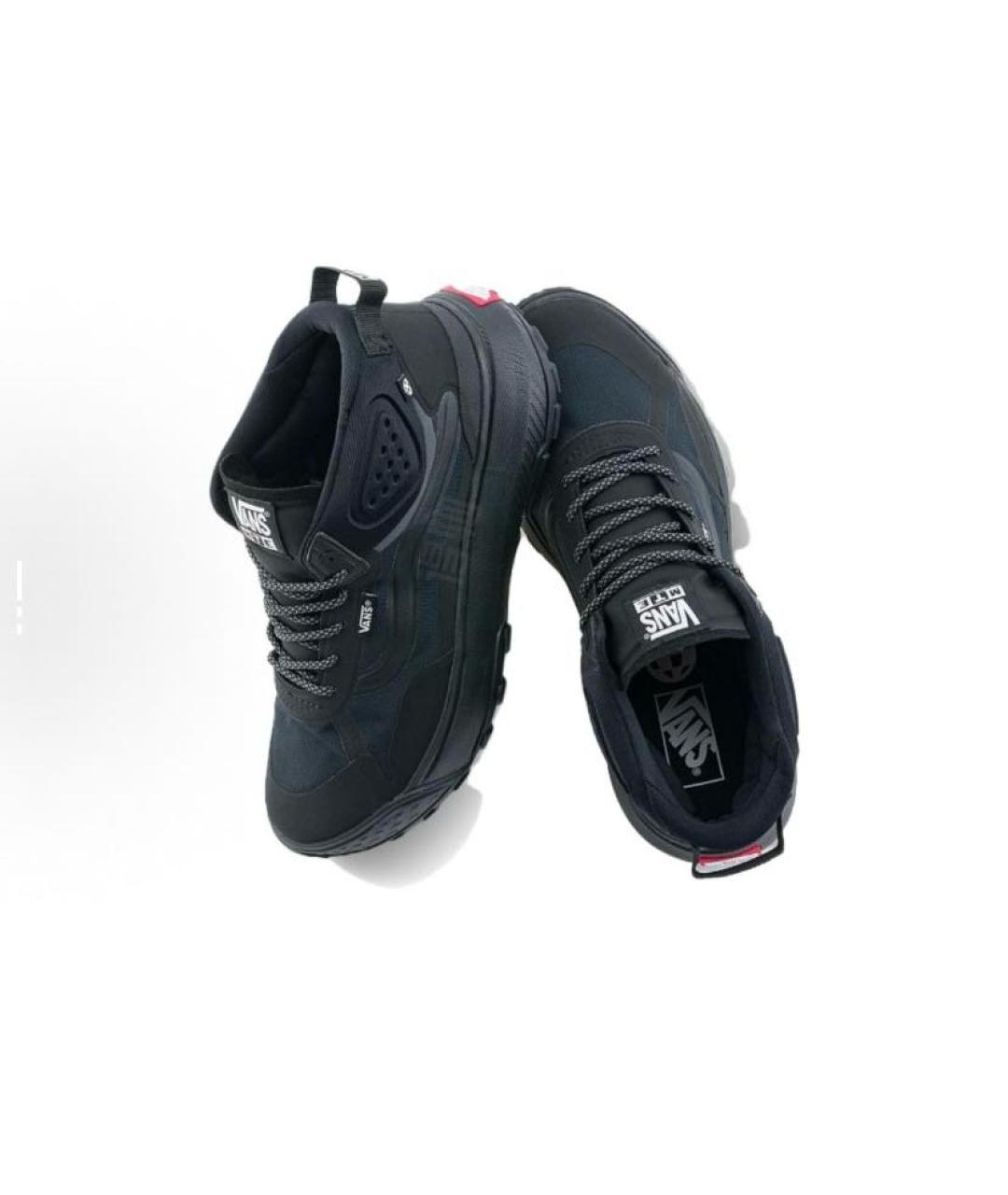 VANS Черные текстильные кроссовки, фото 4