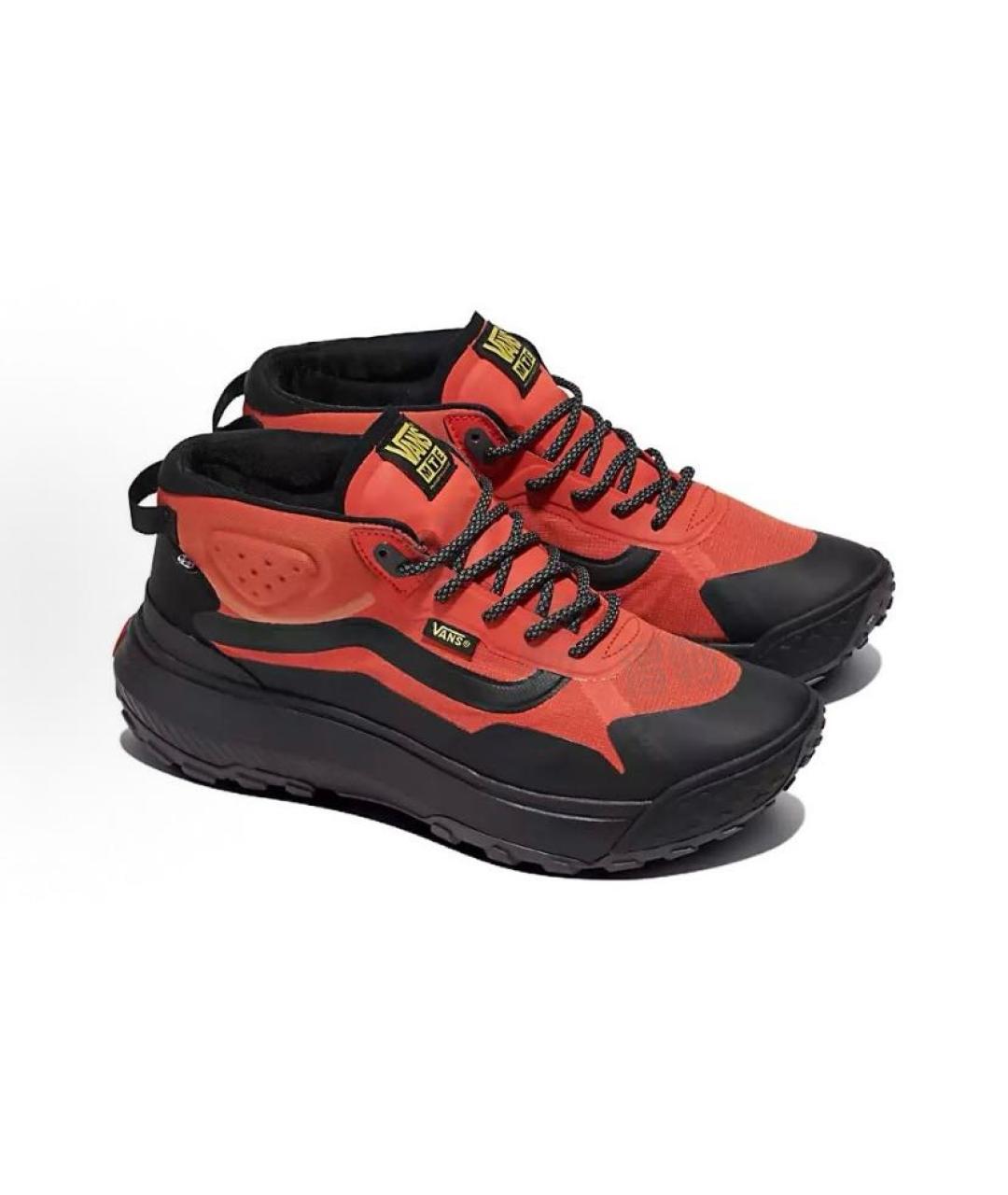 VANS Красные текстильные кроссовки, фото 3