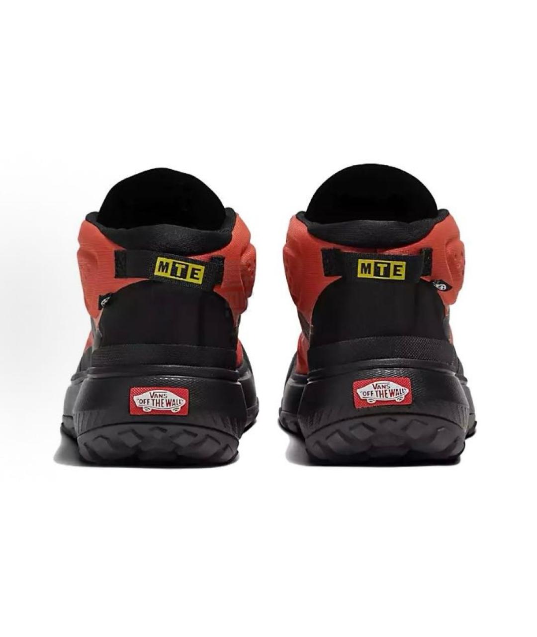 VANS Красные текстильные кроссовки, фото 4