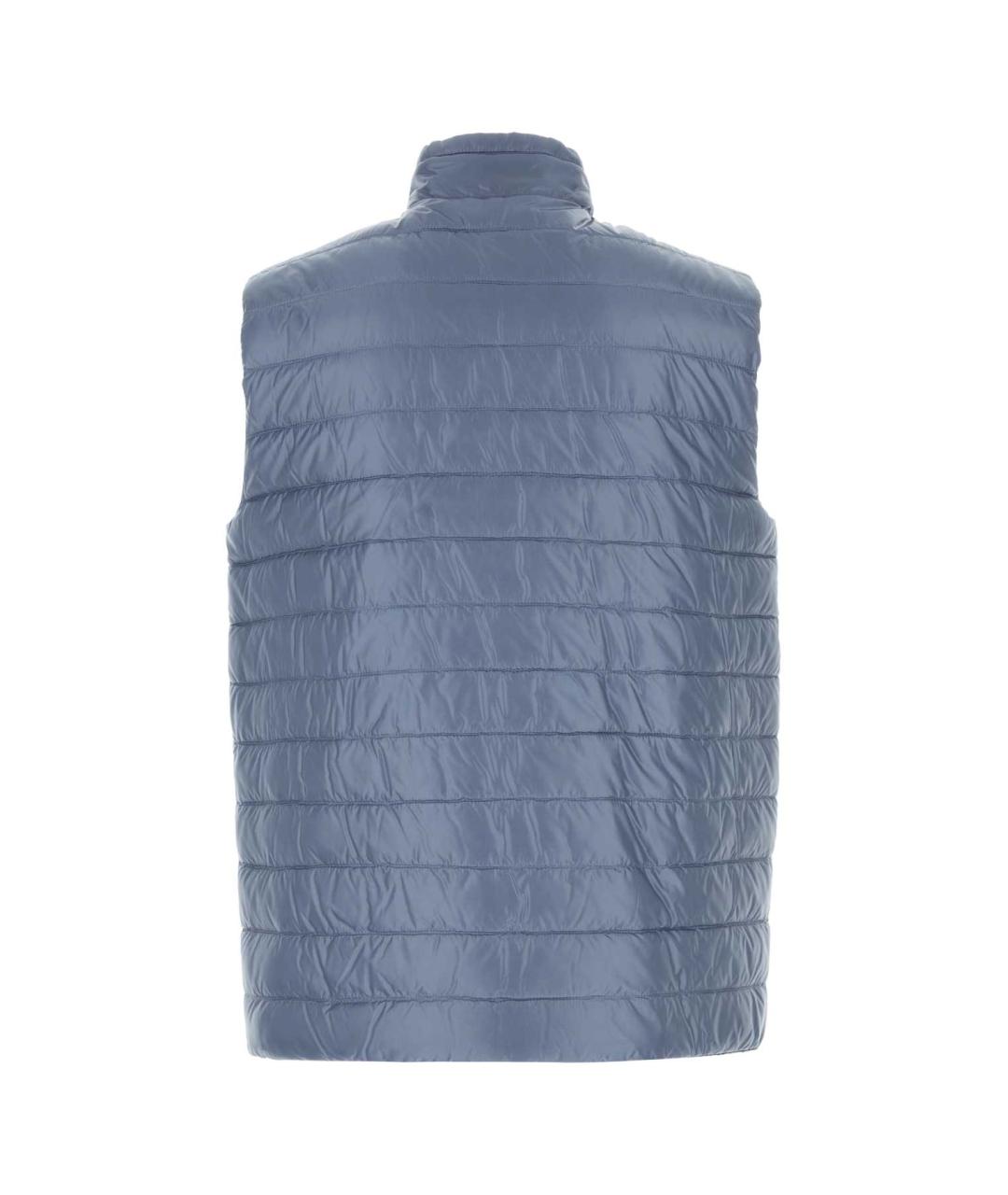 HERNO Голубой полиамидовый жилет, фото 2