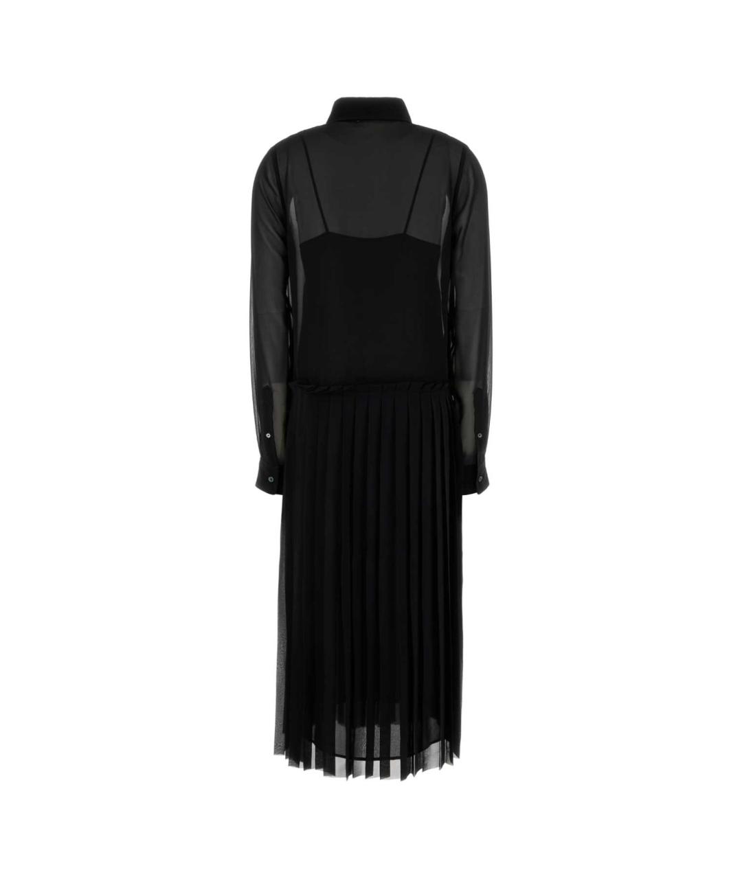 Ami Paris Черное полиэстеровое платье, фото 2