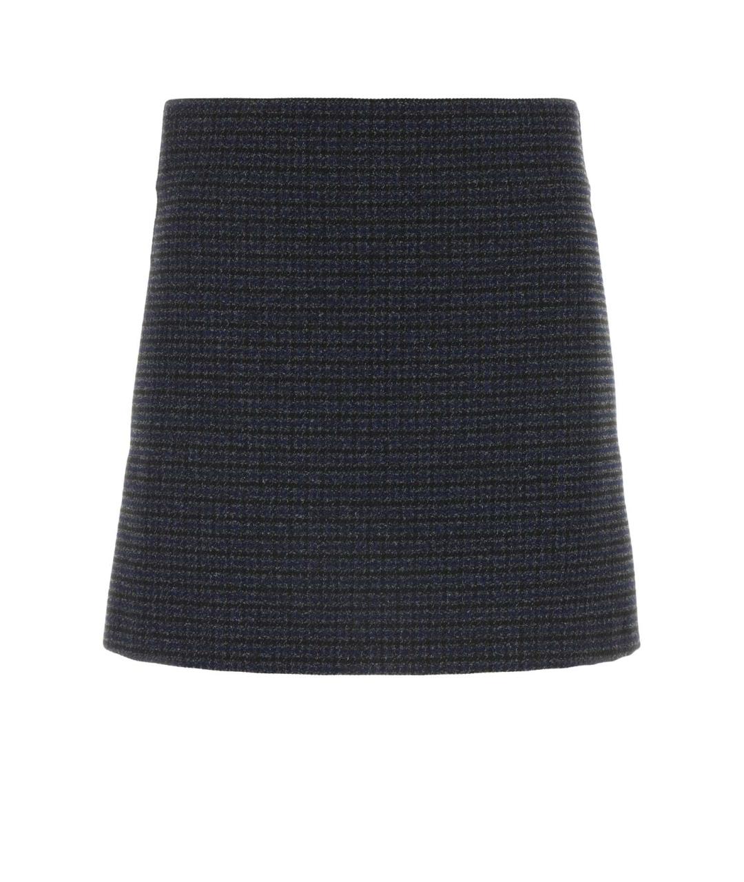 PHILOSOPHY DI LORENZO SERAFINI Темно-синяя полиэстеровая юбка мини, фото 1