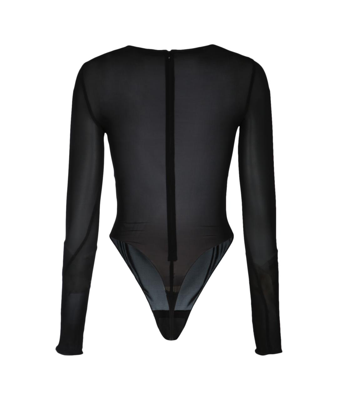 ELISABETTA FRANCHI Черное вискозное боди, фото 2