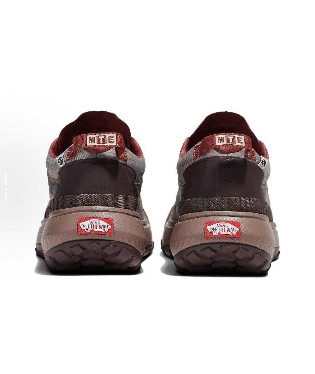 VANS Бордовые текстильные кроссовки, фото 4