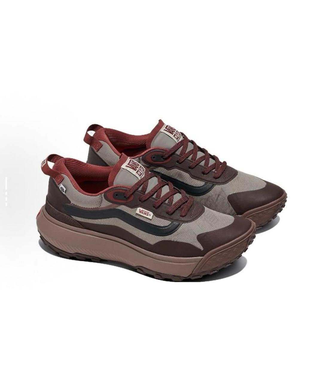 VANS Бордовые текстильные кроссовки, фото 3