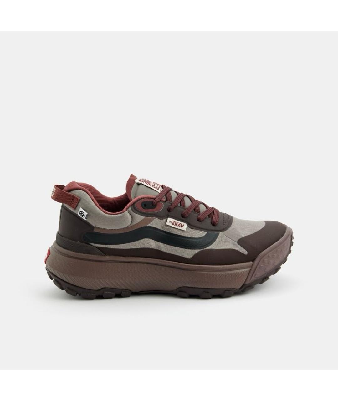 VANS Бордовые текстильные кроссовки, фото 6