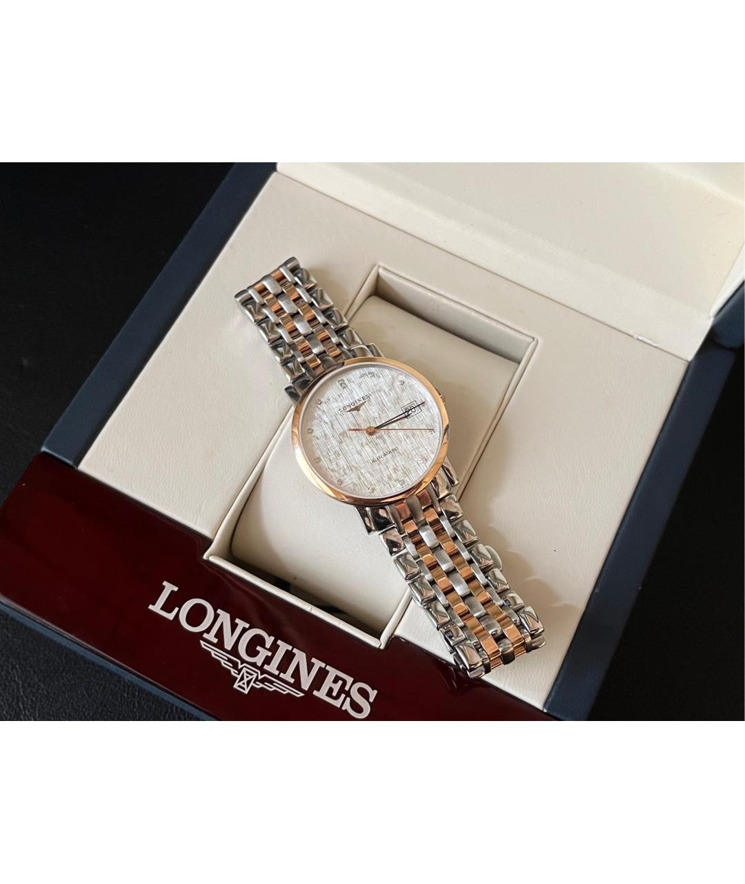 LONGINES Белые часы, фото 2