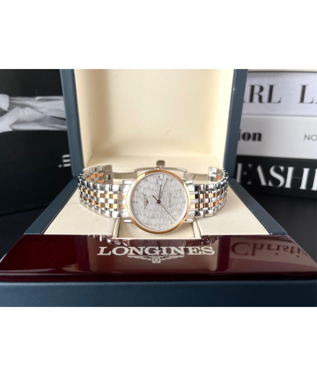 LONGINES Белые часы, фото 3