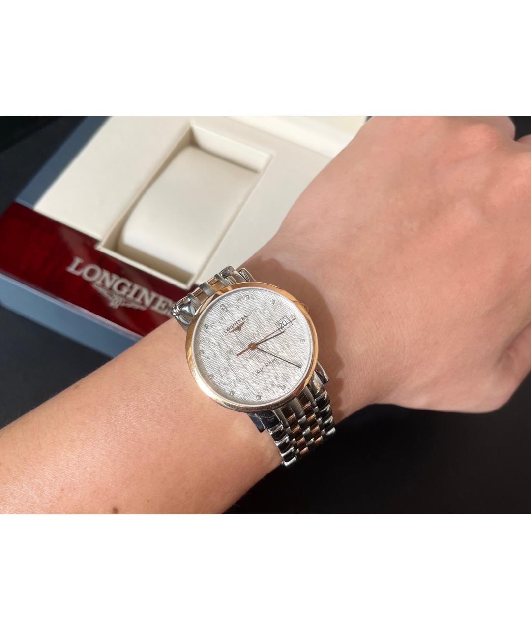 LONGINES Белые часы, фото 6