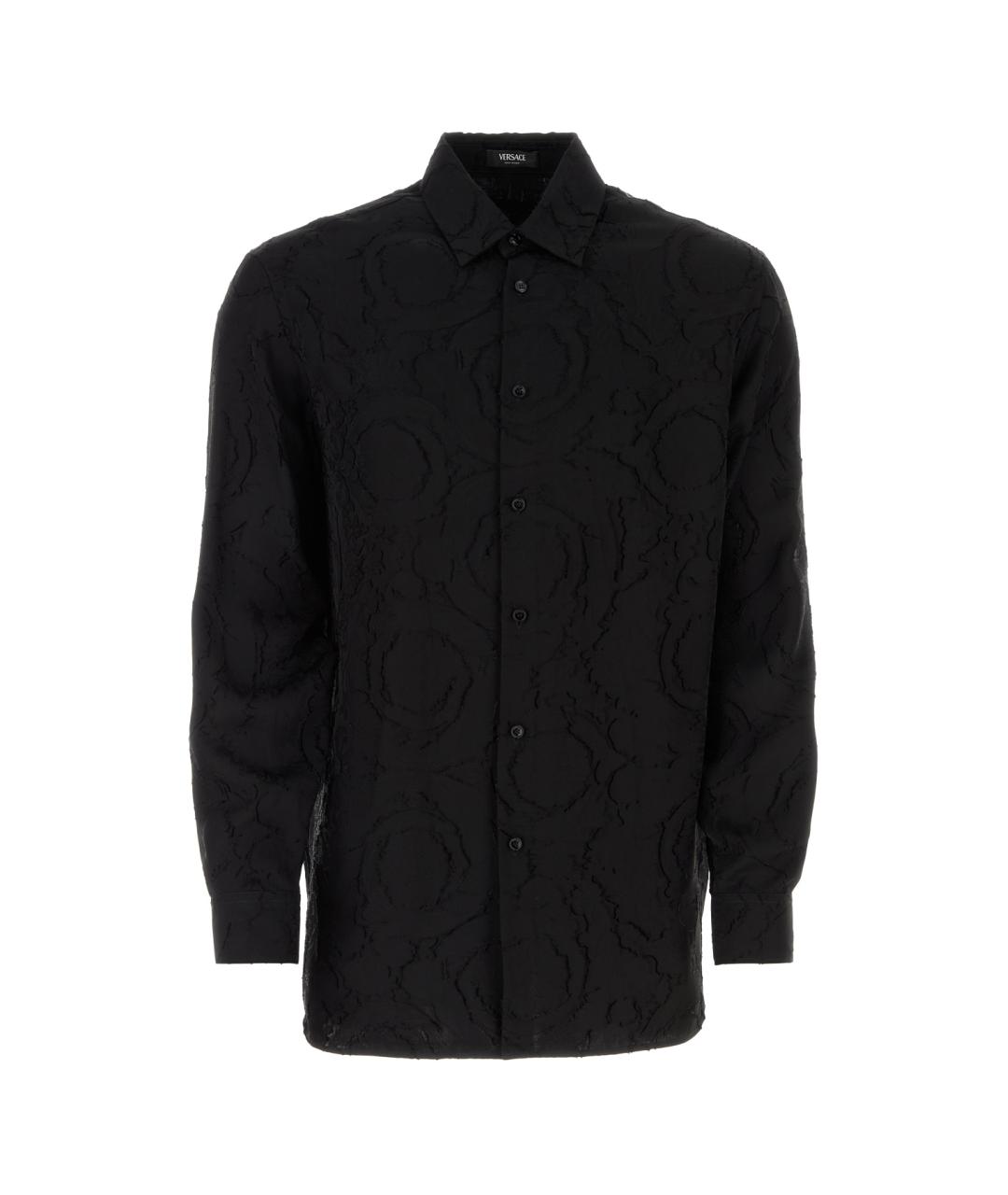 VERSACE Черная кэжуал рубашка, фото 1
