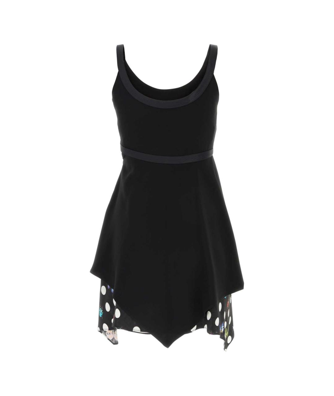VERSACE Черное ацетатное коктейльное платье, фото 2