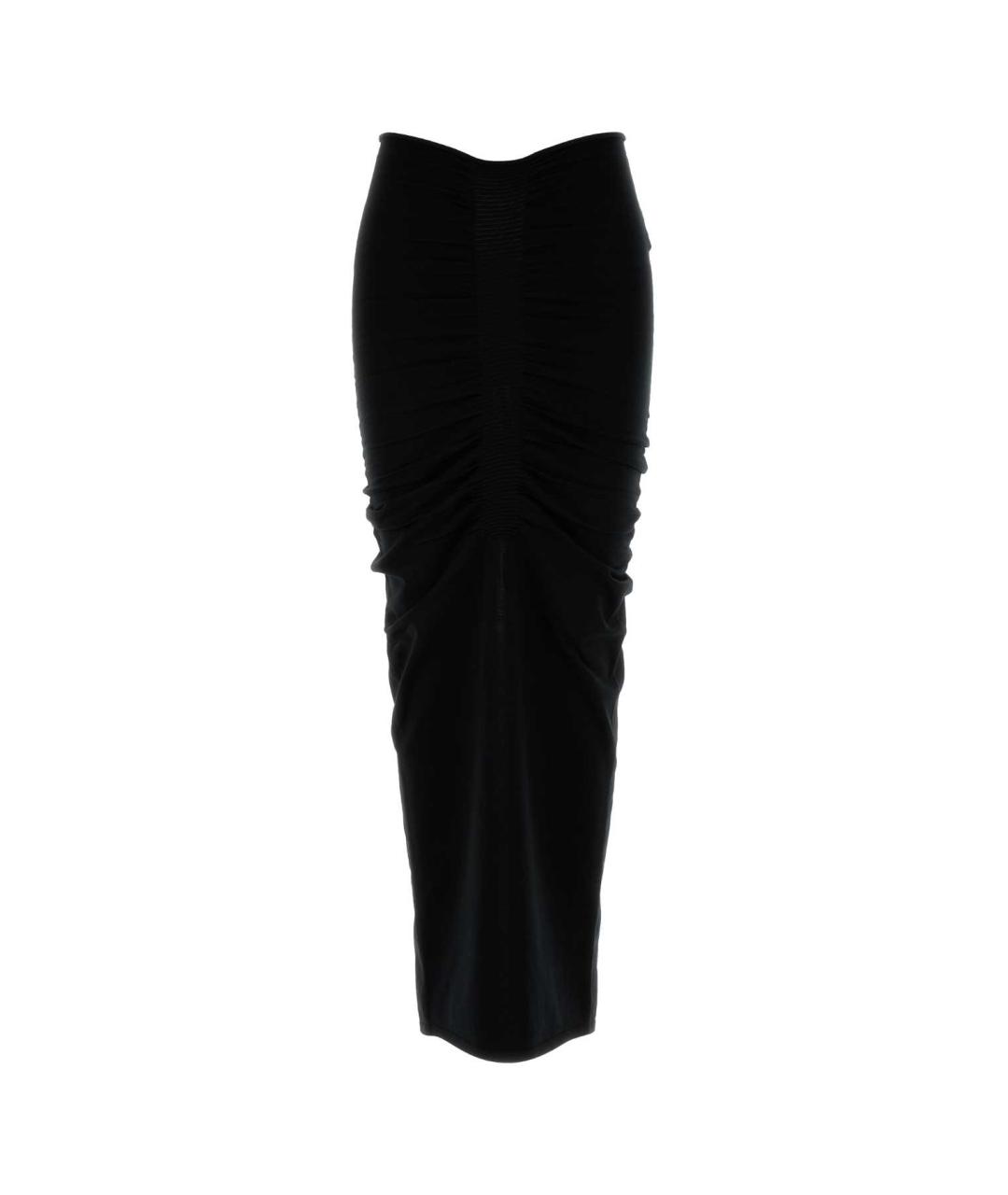 ALEXANDER WANG Черная полиэстеровая юбка макси, фото 1