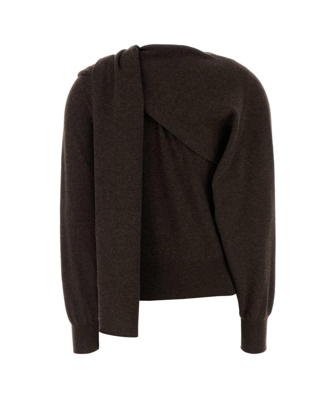 FERRAGAMO Коричневый кашемировый кардиган, фото 2