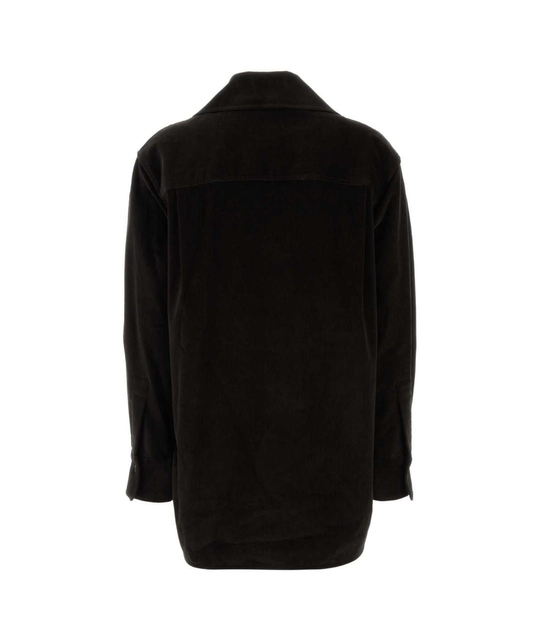 FERRAGAMO Коричневая хлопковая рубашка, фото 2