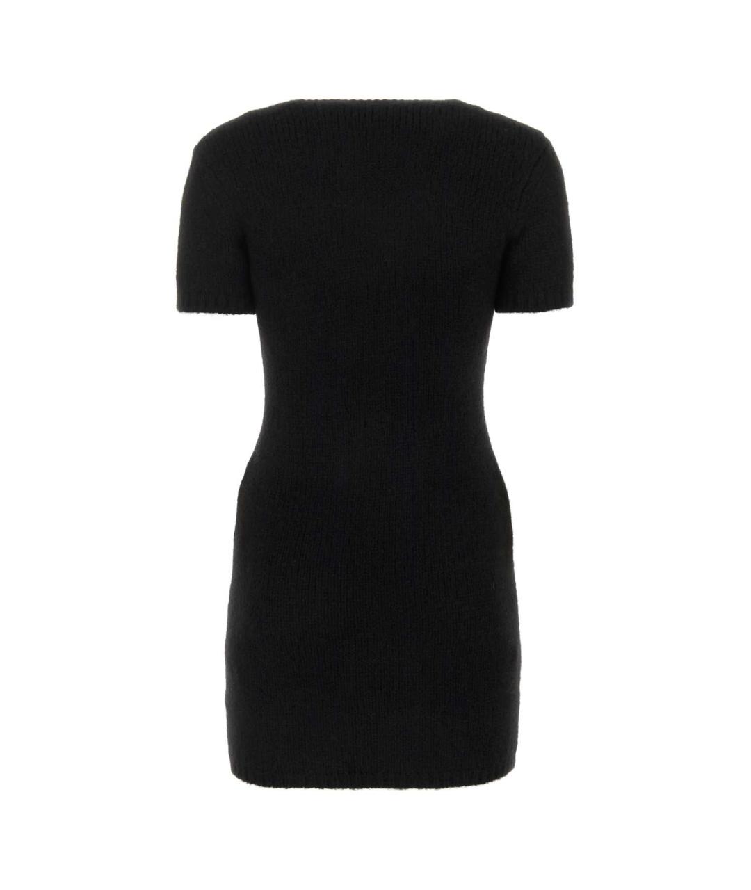 ALEXANDER WANG Черное шерстяное повседневное платье, фото 2