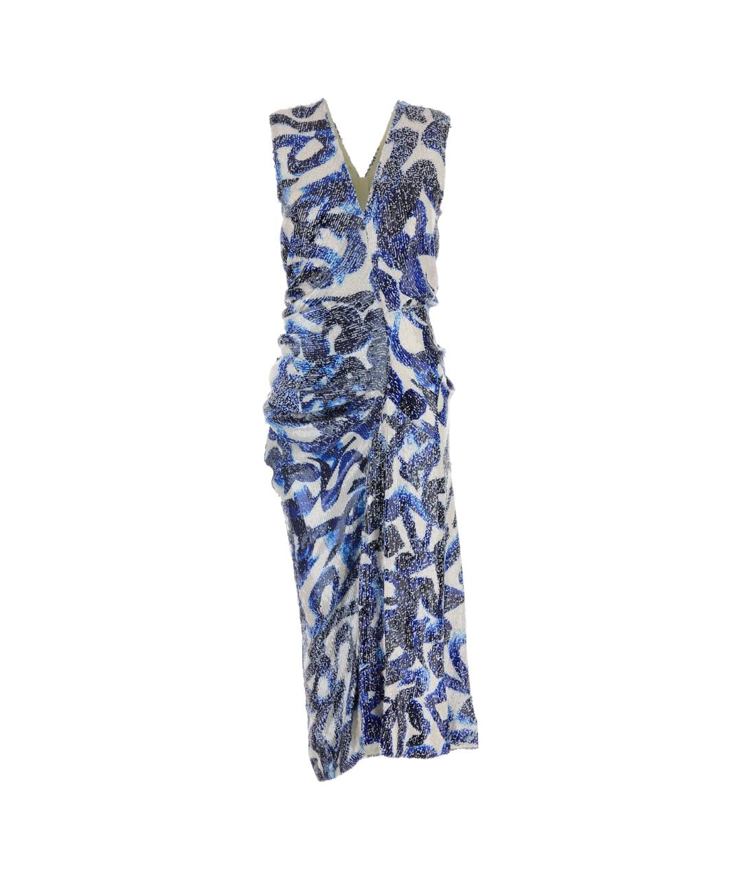 DRIES VAN NOTEN Мульти вискозное вечернее платье, фото 1