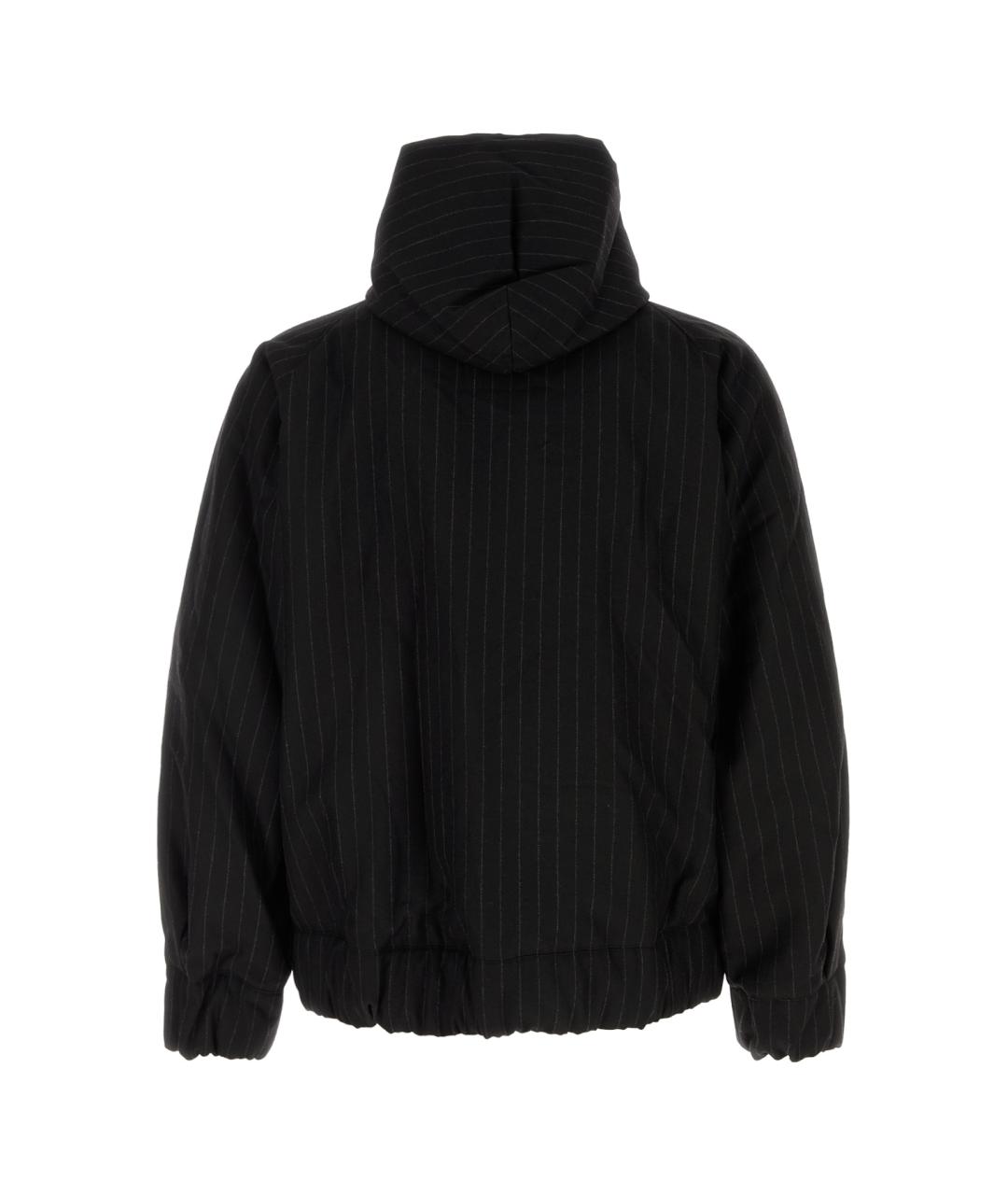 SACAI Черная шерстяная куртка, фото 2