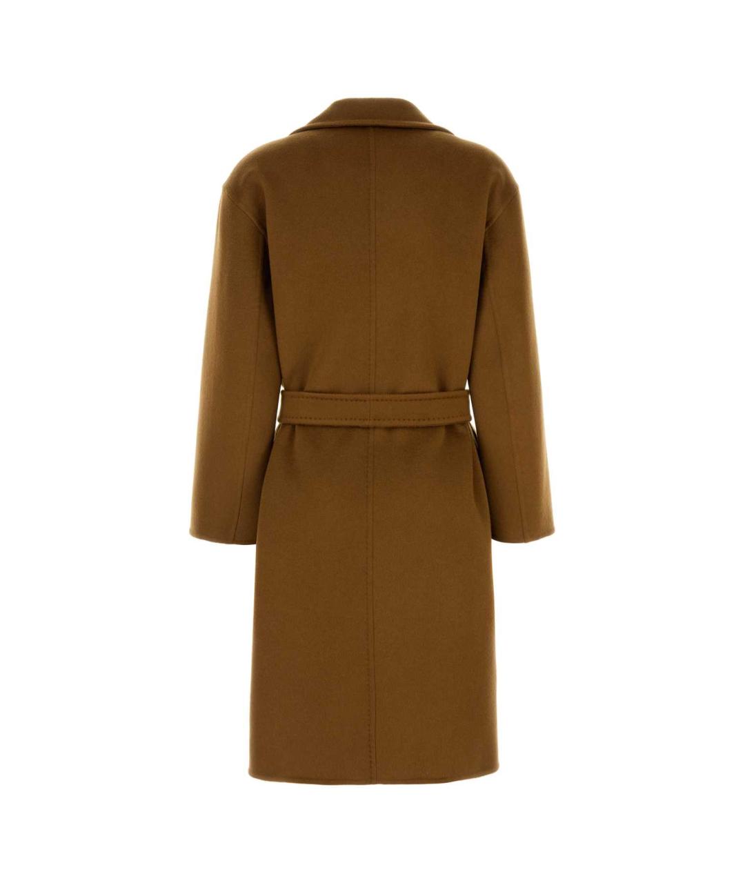 MAX MARA Коричневое кашемировое пальто, фото 2