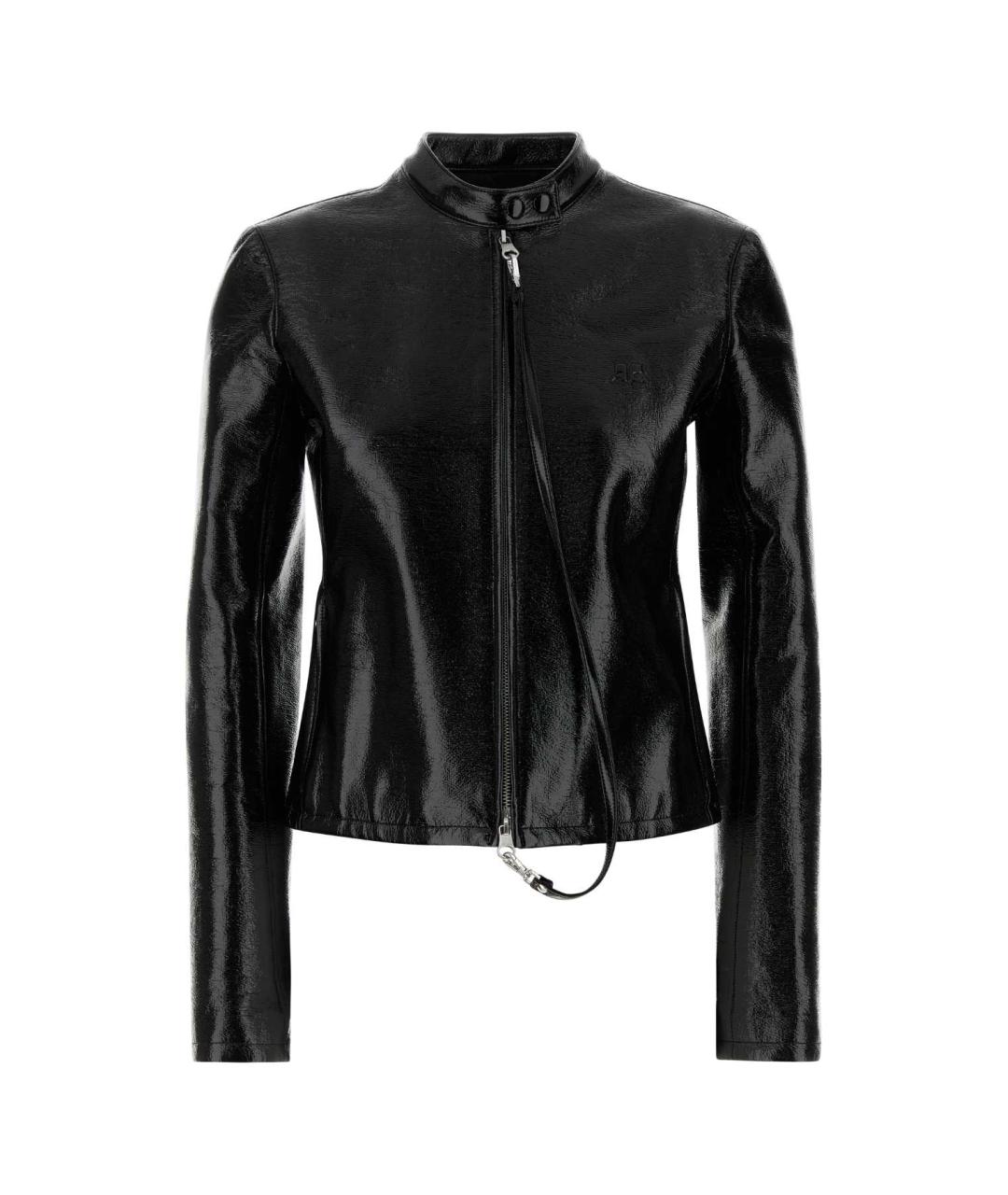 COURREGES Черная полиуретановая куртка, фото 1