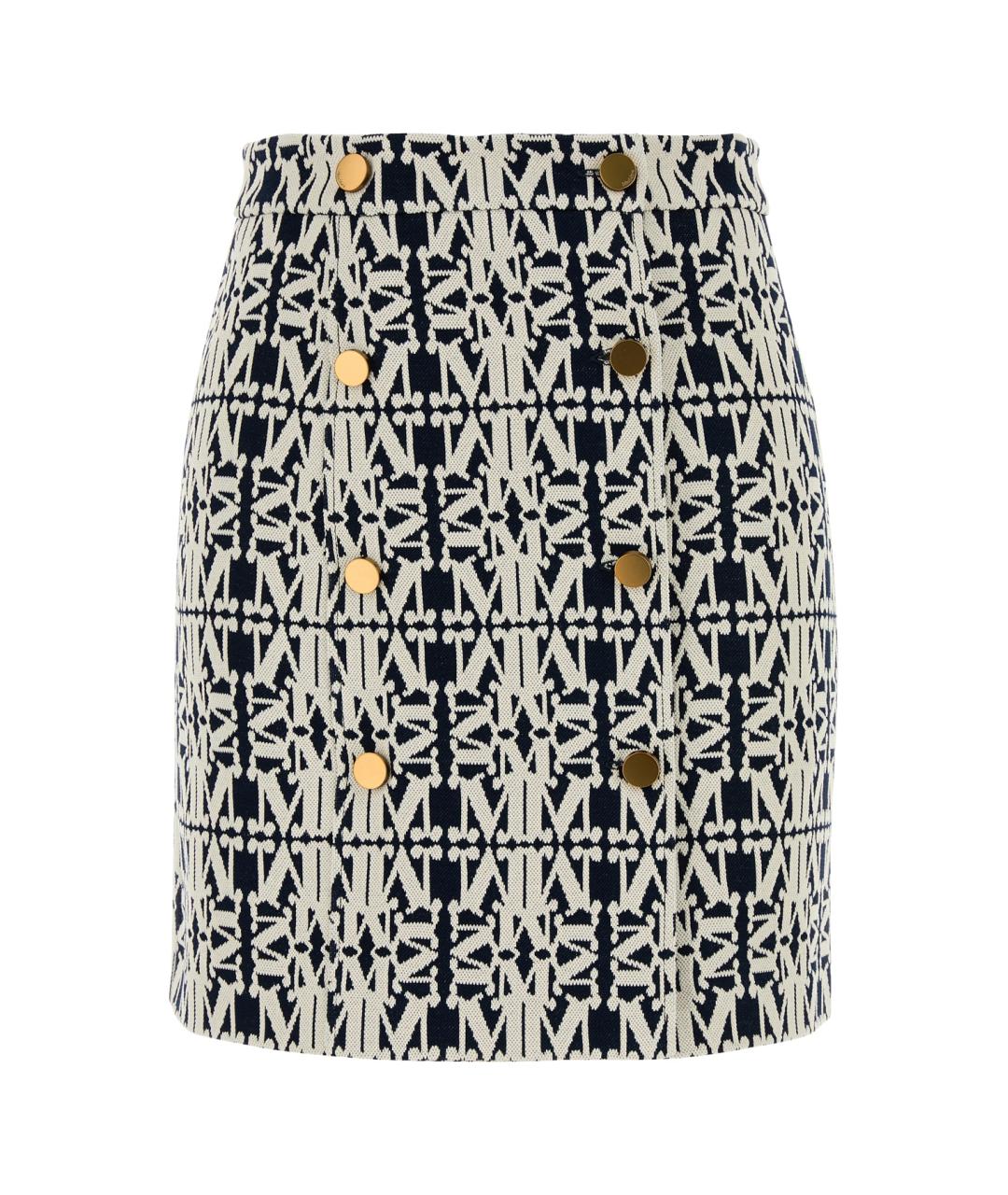 MAX MARA Мульти хлопковая юбка миди, фото 1