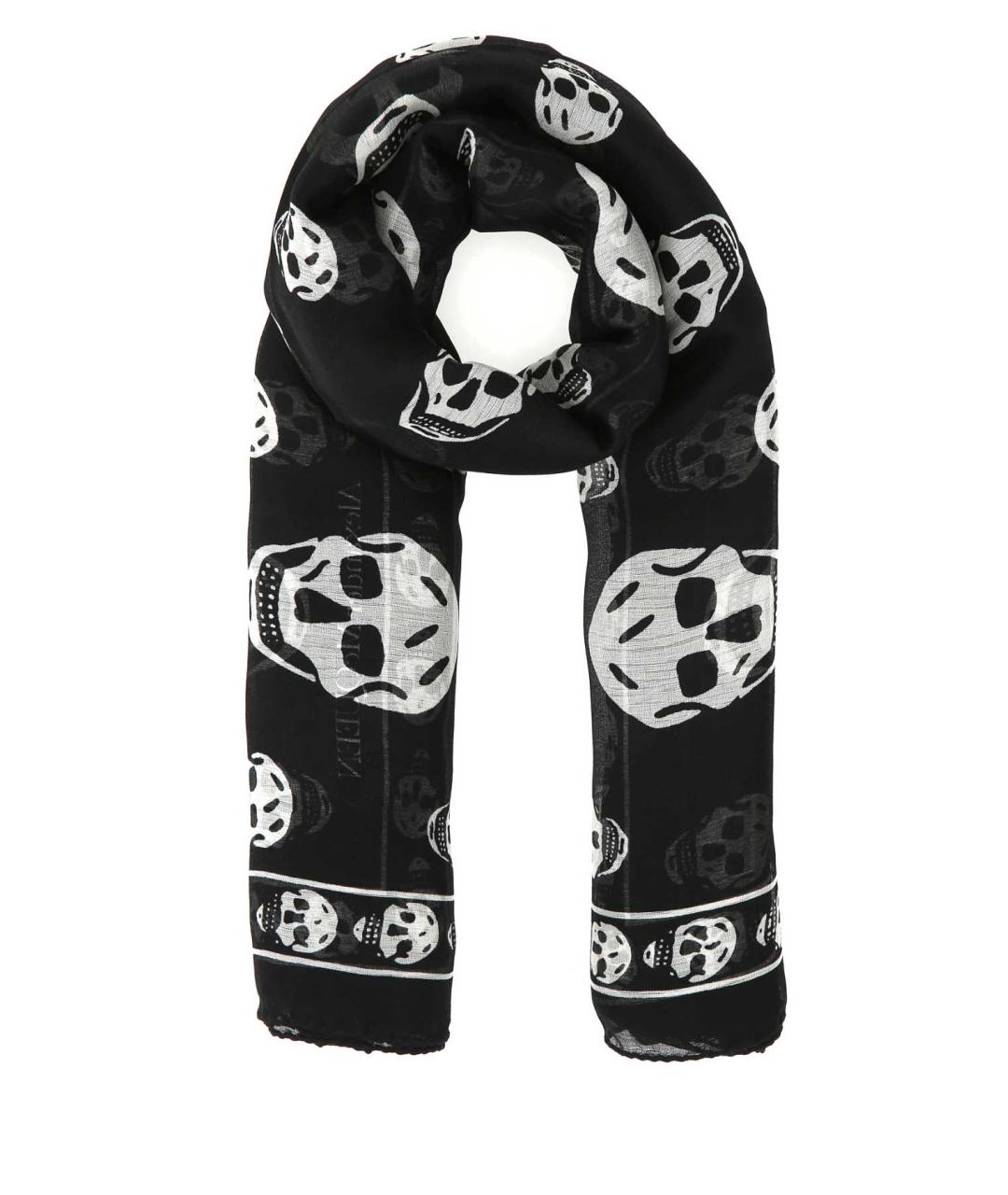 ALEXANDER MCQUEEN Мульти шелковый шарф, фото 1