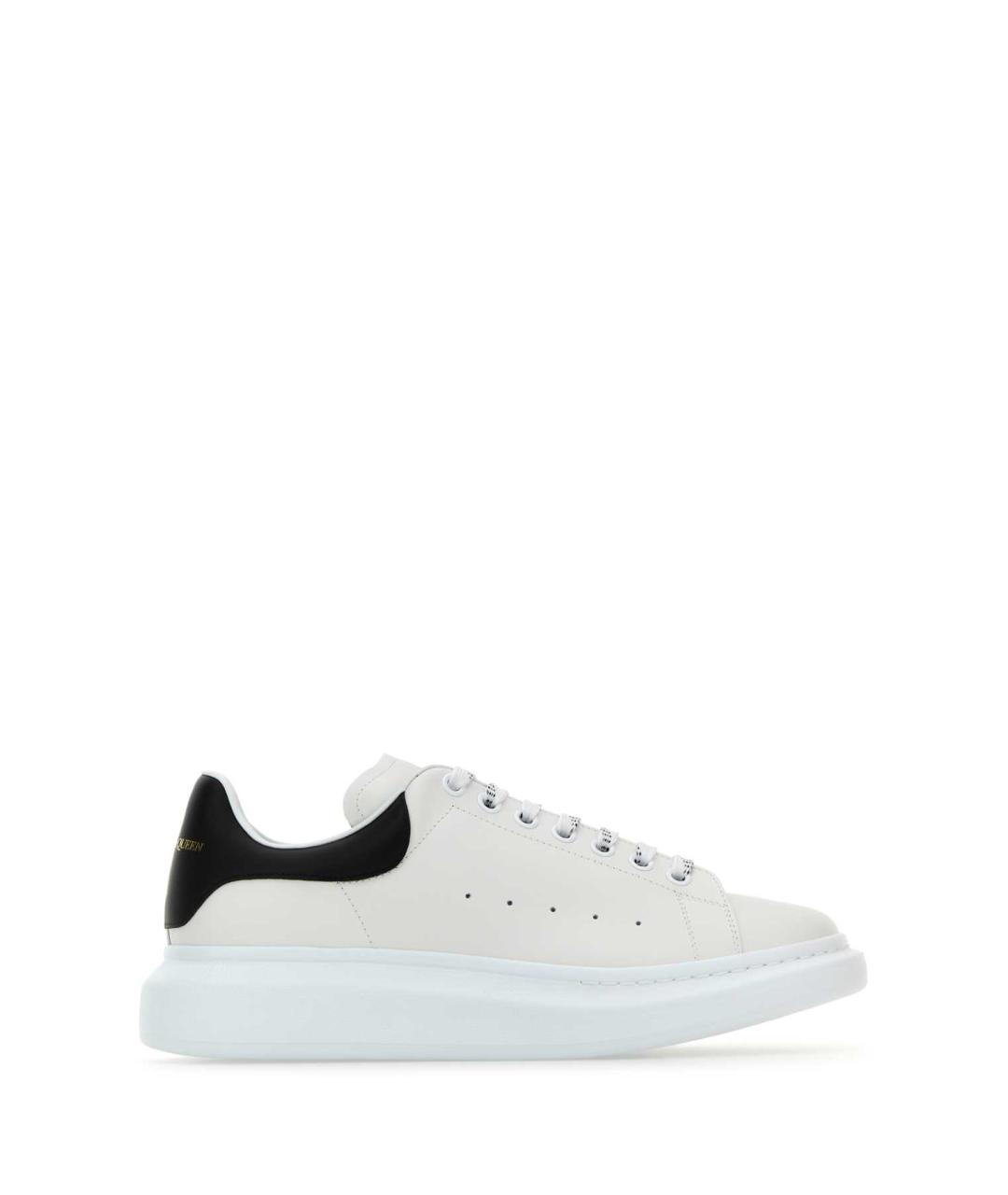 ALEXANDER MCQUEEN Белые кожаные низкие кроссовки / кеды, фото 1