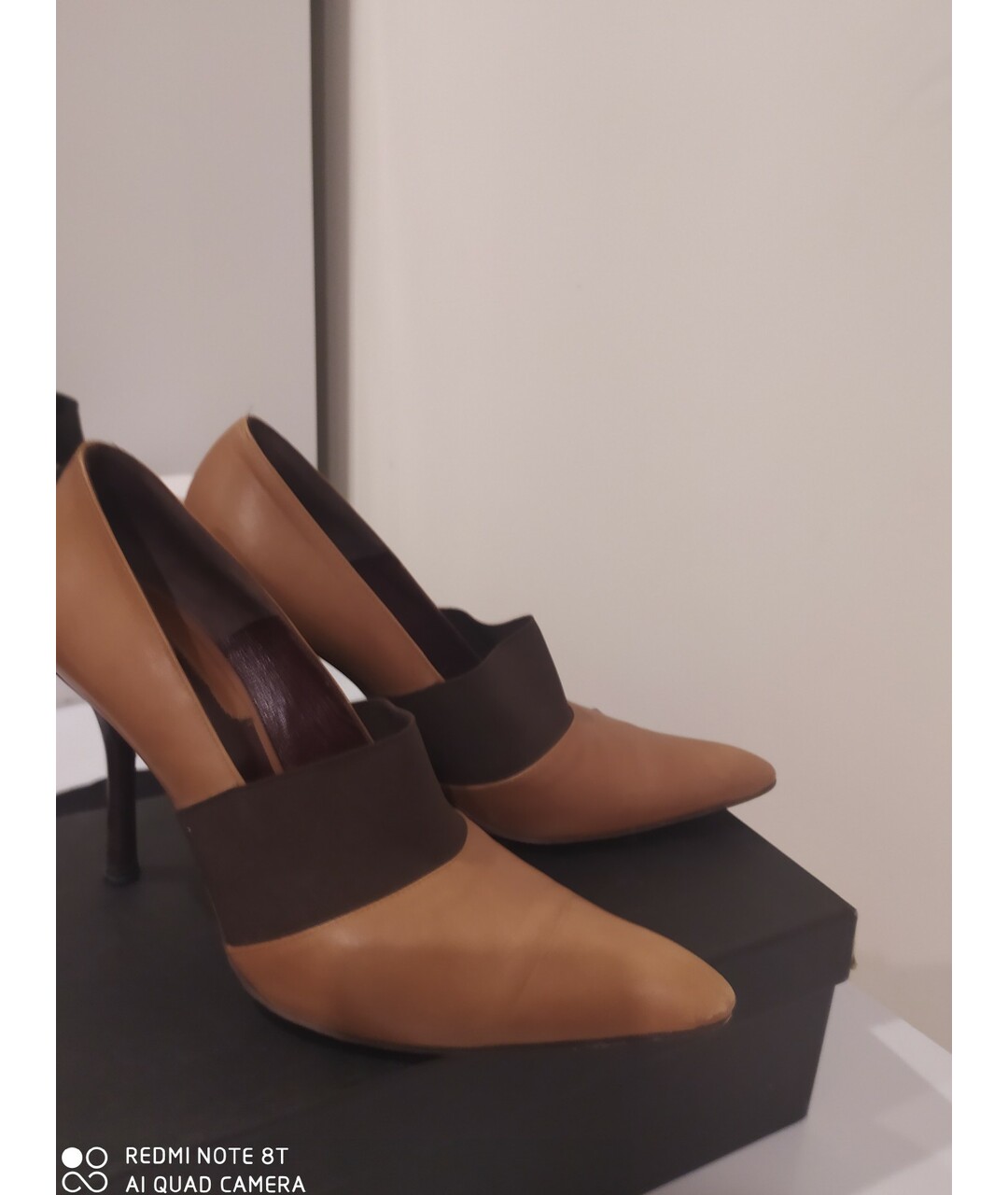 DONNA KARAN Коричневые кожаные туфли, фото 4