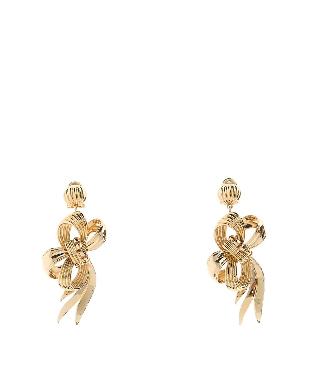MIU MIU Золотые металлические серьги, фото 1